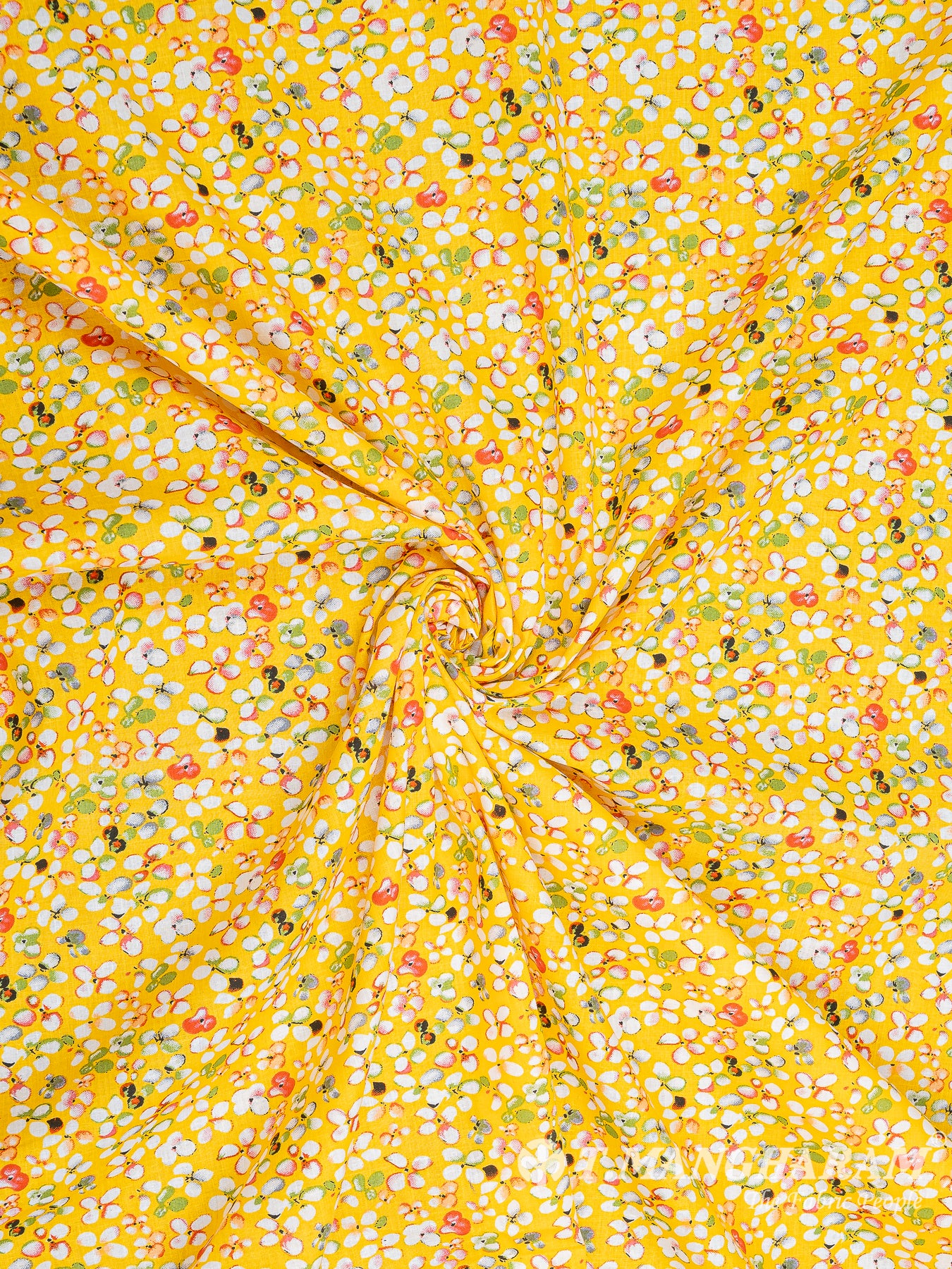 Yellow Cotton Fabric - EB5894 view-1