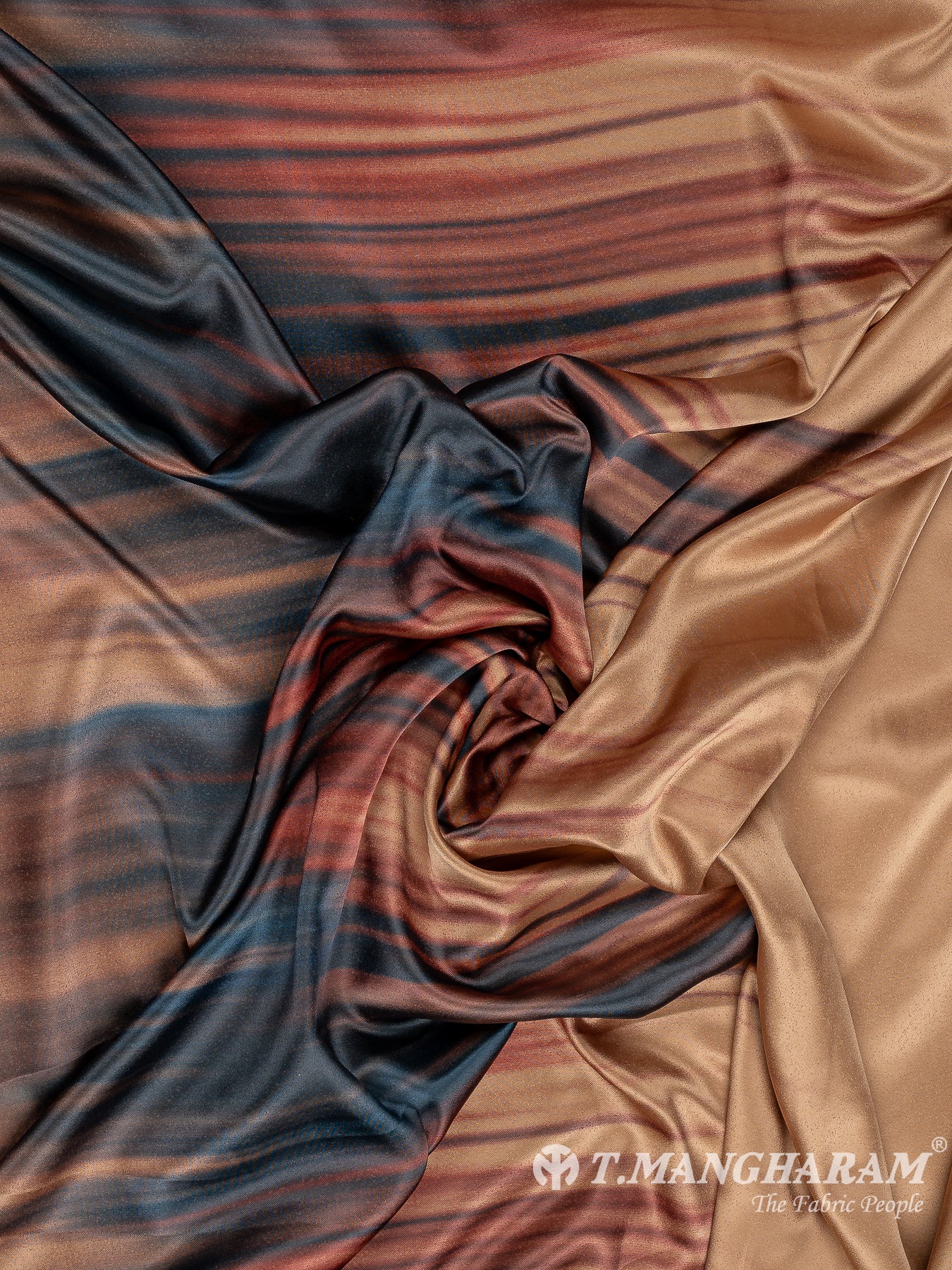 Multicolor Satin Fabric - EB7293 view-4