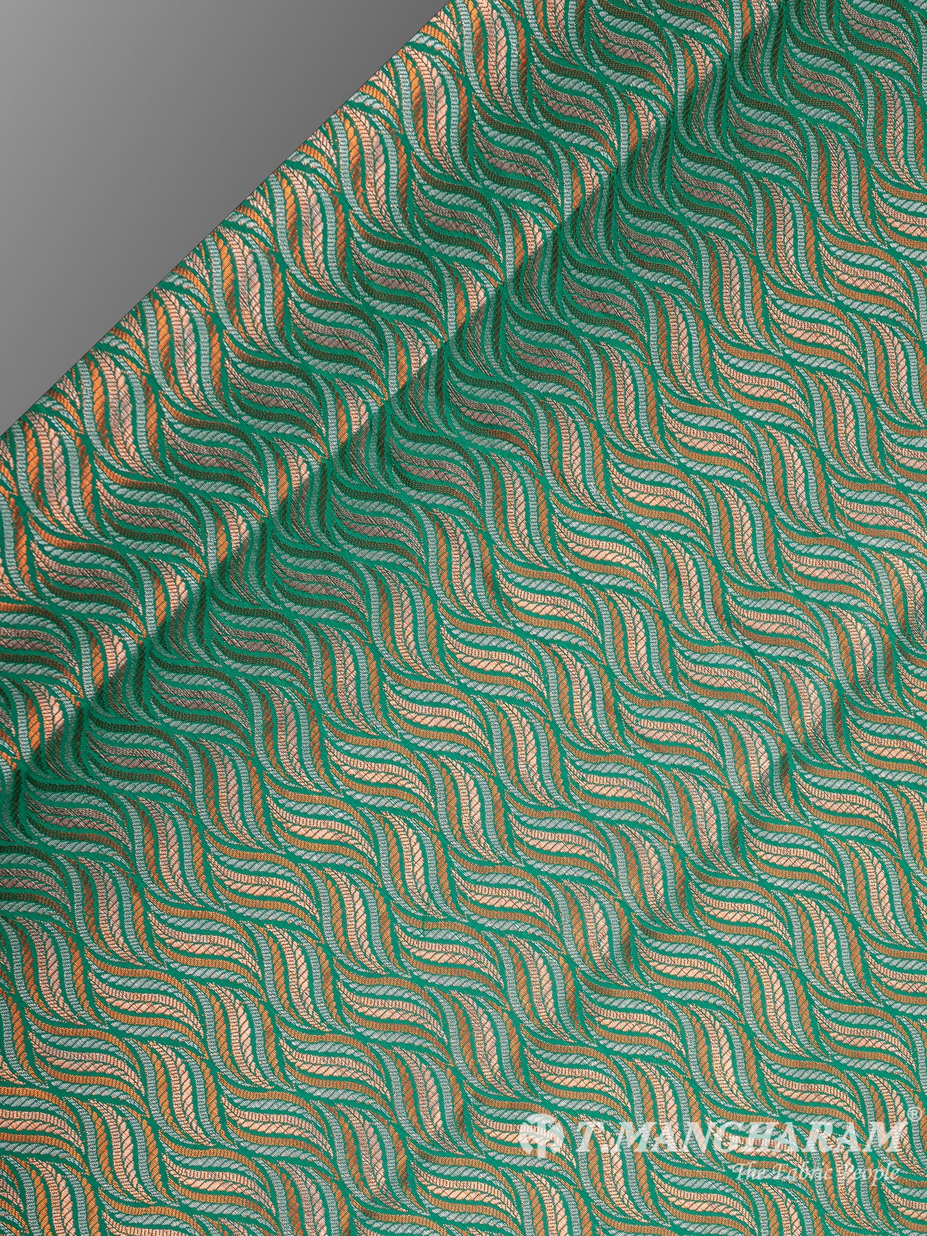 Multicolor Semi Banaras Fabric - EB6719 view-2
