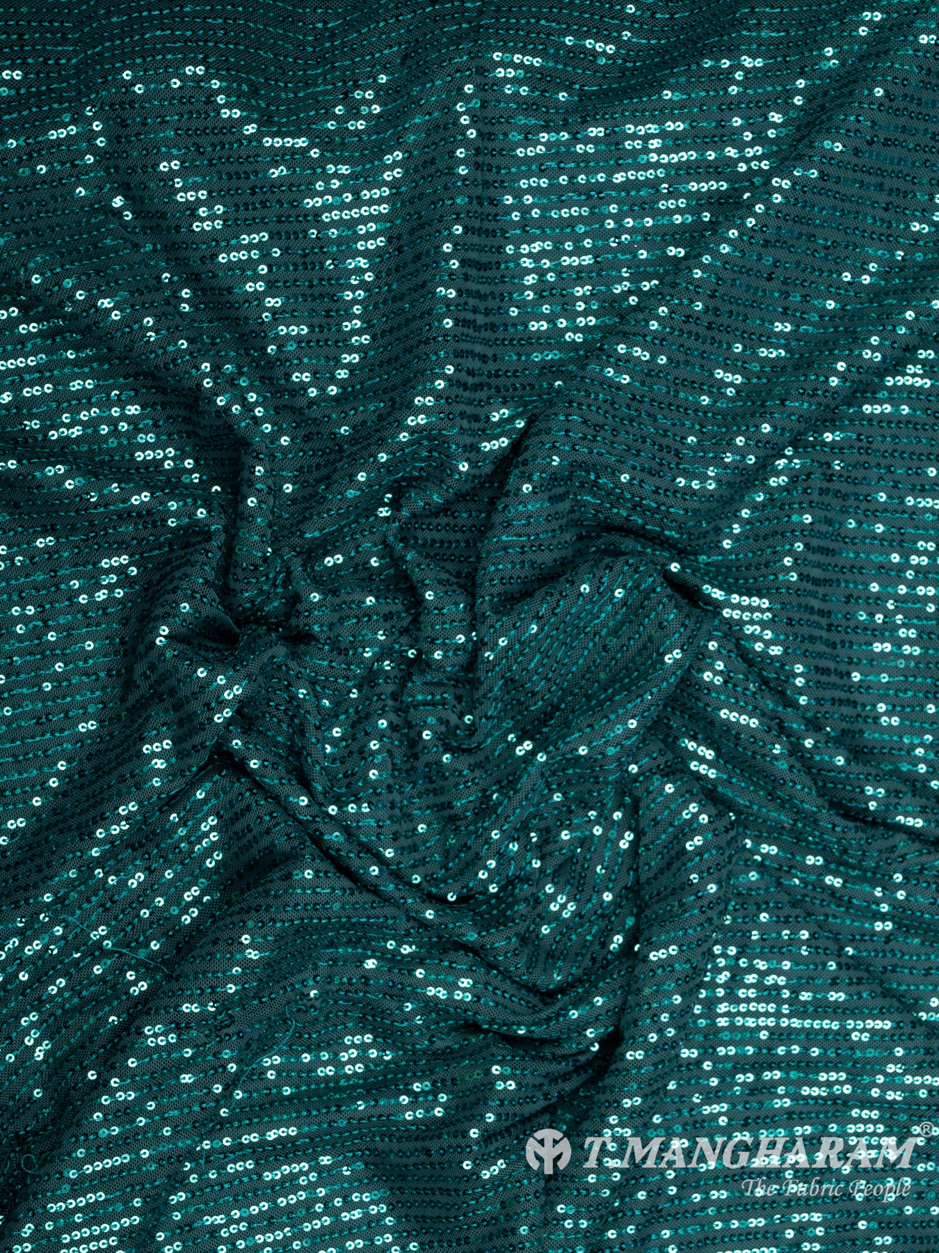 Green Fancy Net Fabric - EC8592 view-4