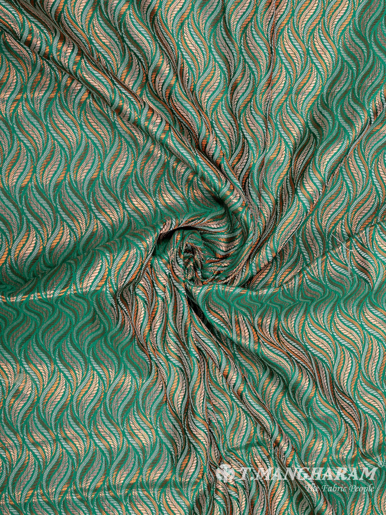 Multicolor Semi Banaras Fabric - EB6719 view-1