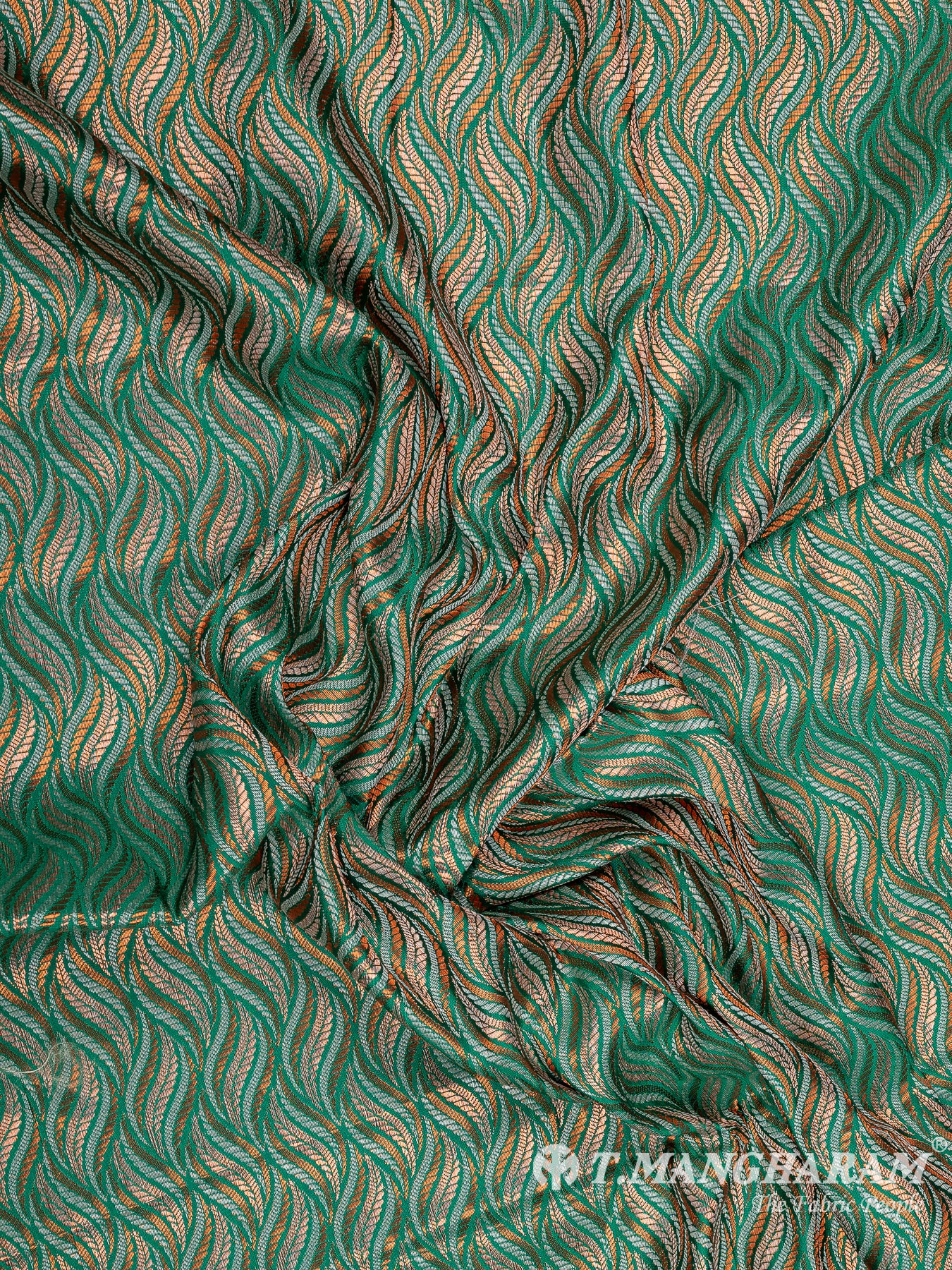 Multicolor Semi Banaras Fabric - EB6719 view-4