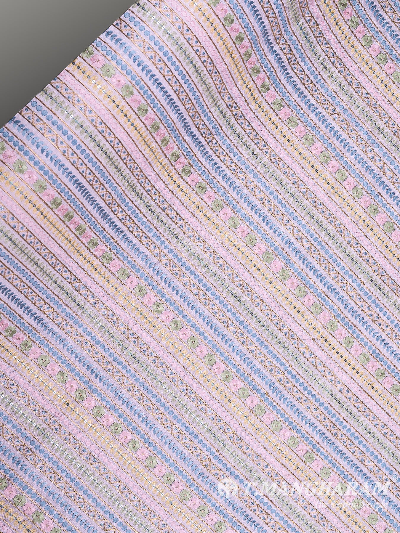 Pink Raw Silk Fabric - EC7960 view-2