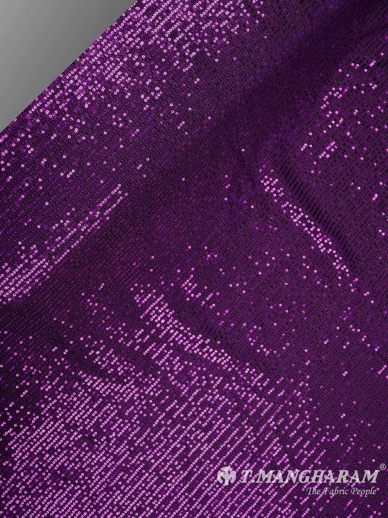 Purple Fancy Net Fabric - EC8575 view-2