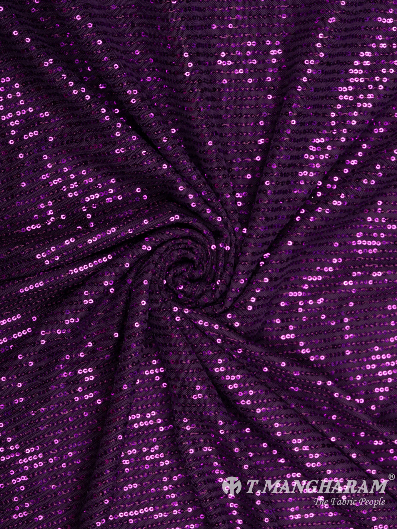 Purple Fancy Net Fabric - EC8575 view-1