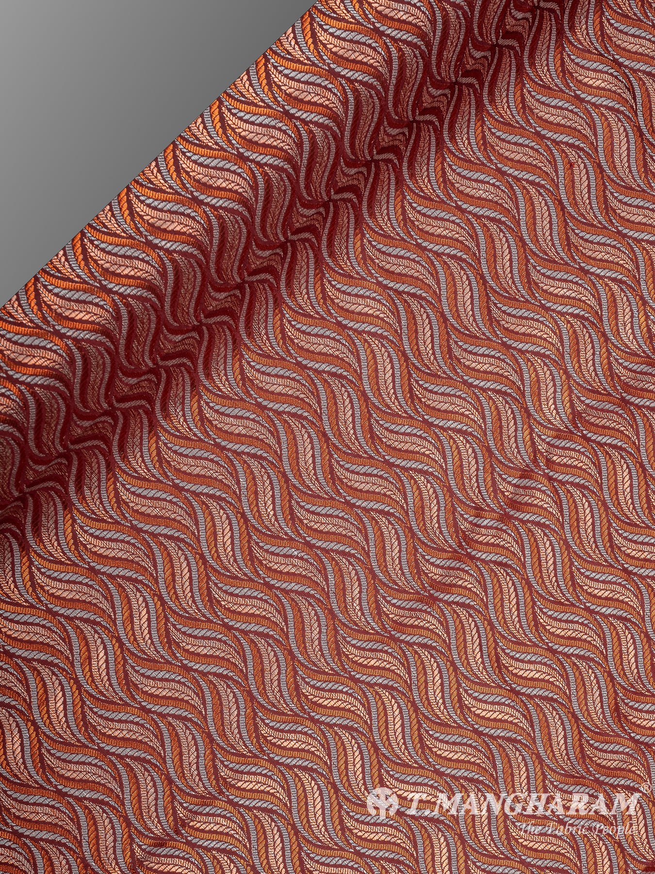 Multicolor Semi Banaras Fabric - EB6700 view-2