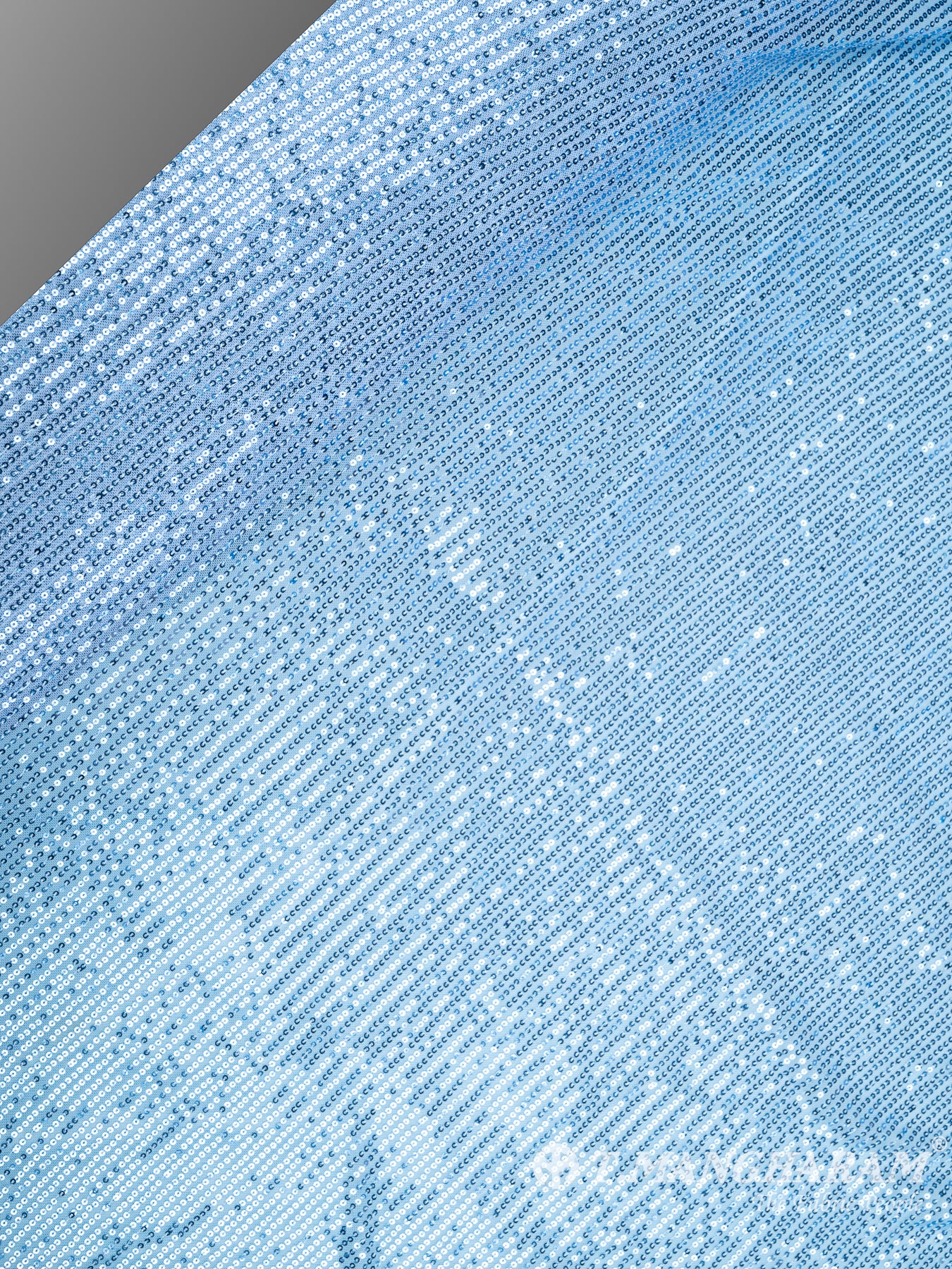 Blue Fancy Net Fabric - EC8579 view-2