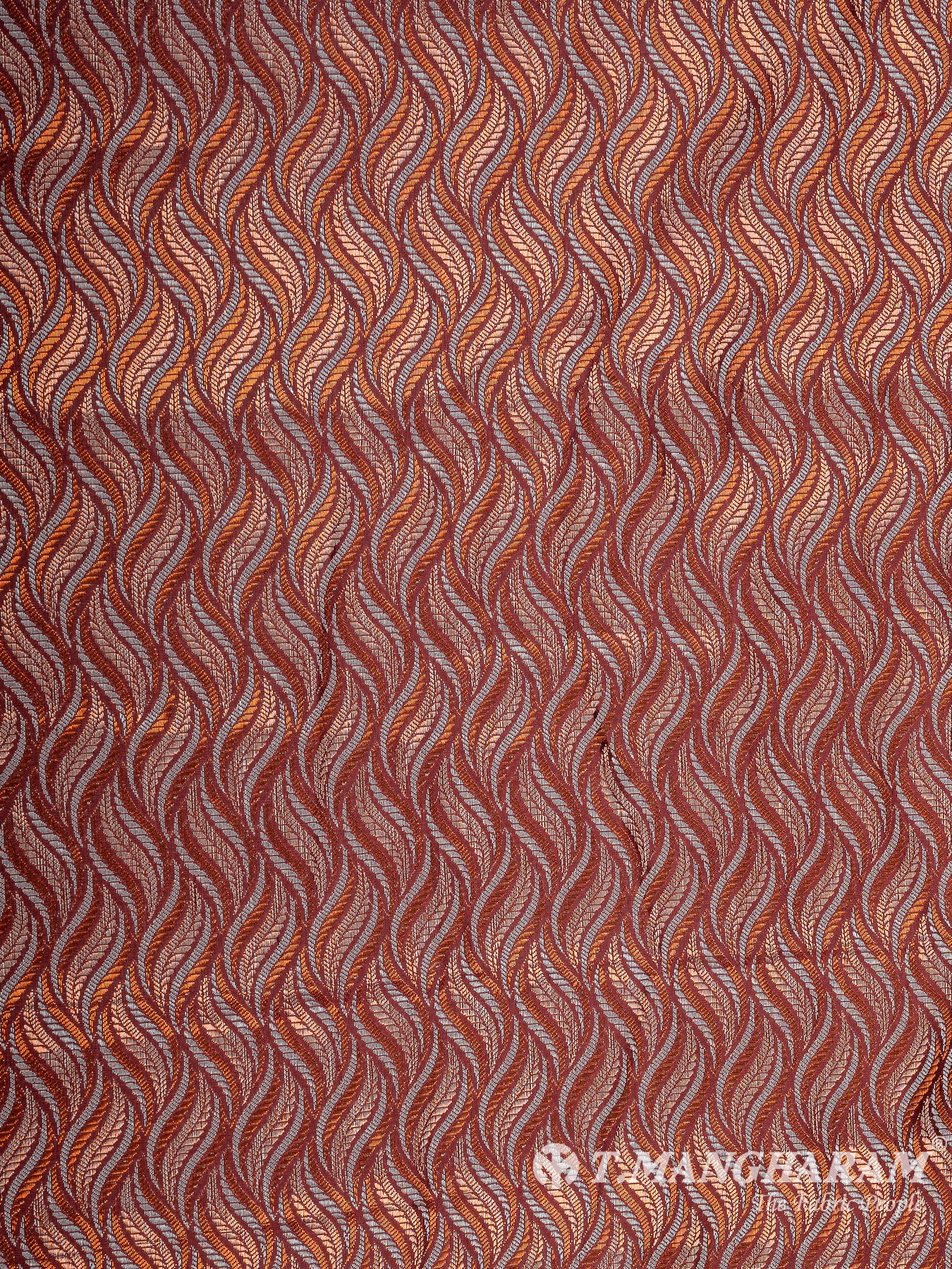 Multicolor Semi Banaras Fabric - EB6700 view-3