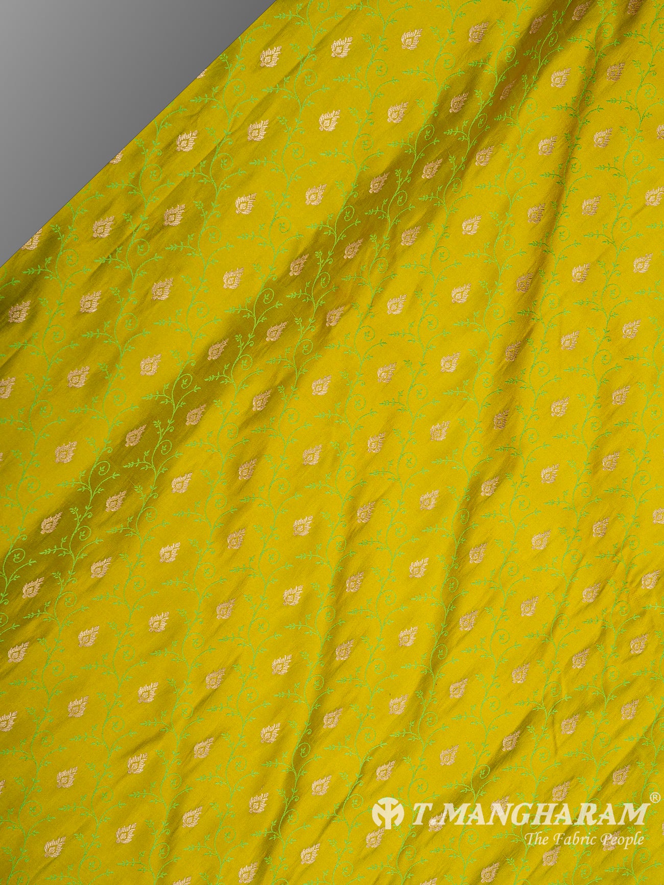 Green Banaras Fabric - EC9450 view-2