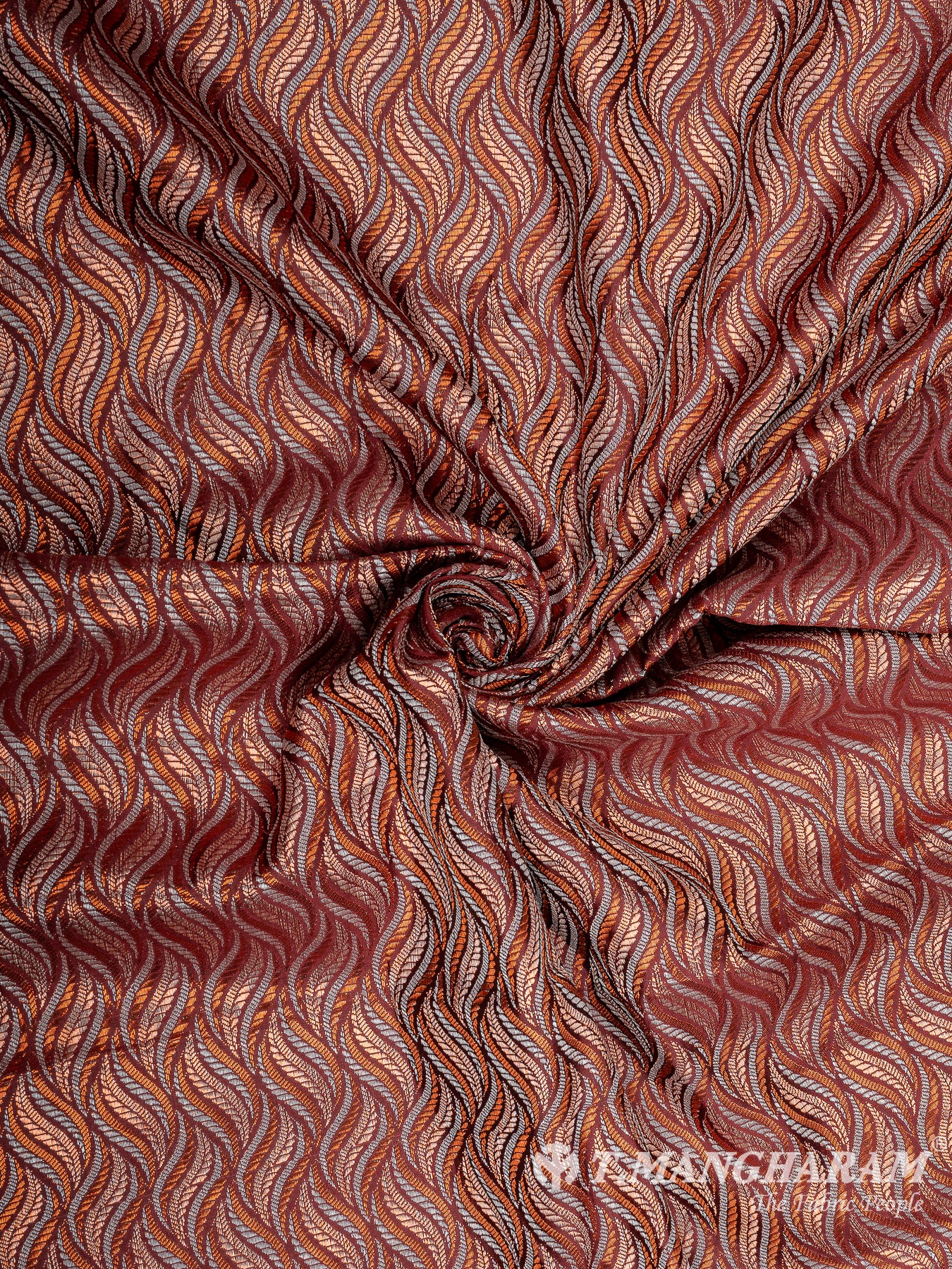 Multicolor Semi Banaras Fabric - EB6700 view-1