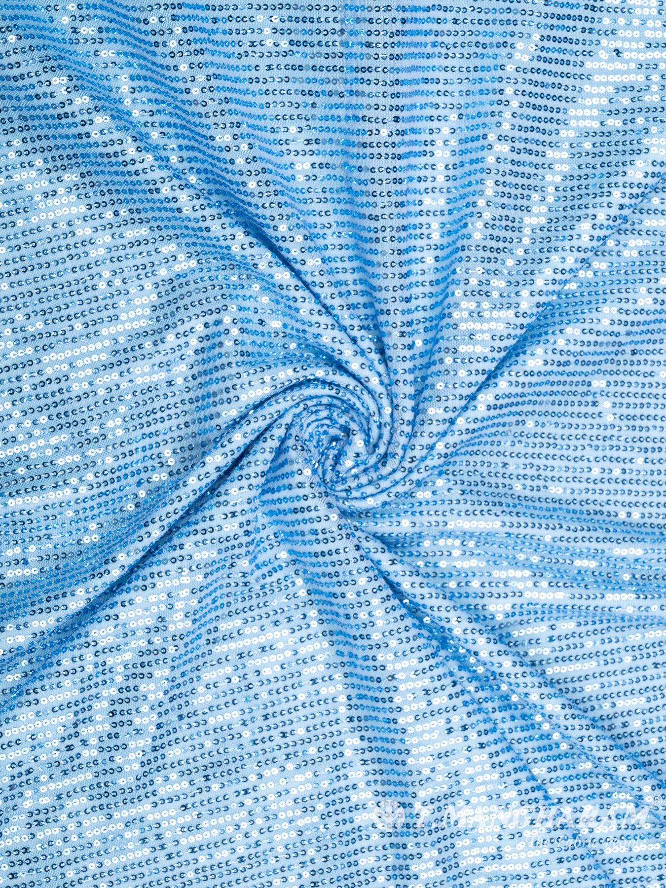 Blue Fancy Net Fabric - EC8579 view-1