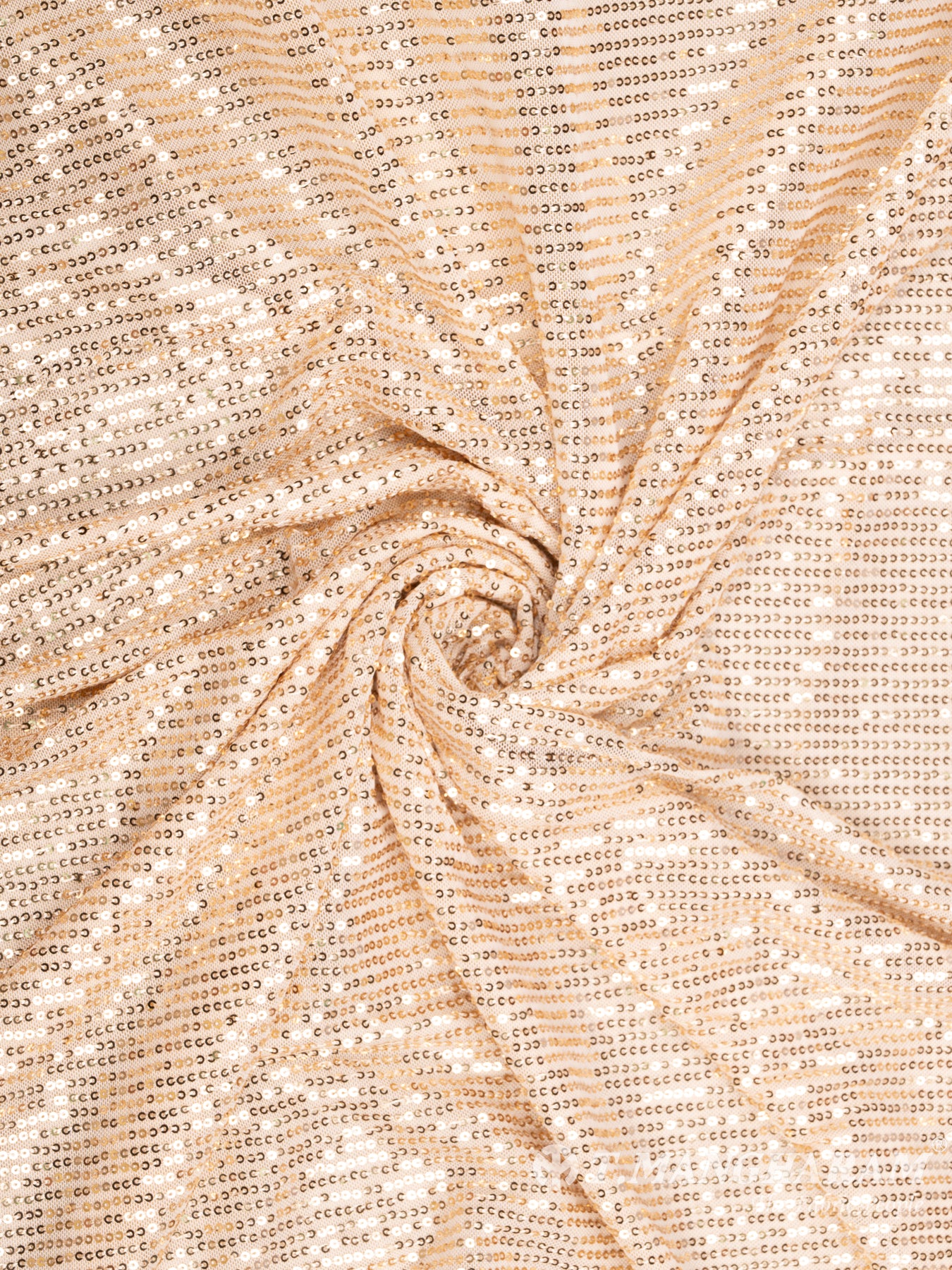 Gold Fancy Net Fabric - EC8584 view-1