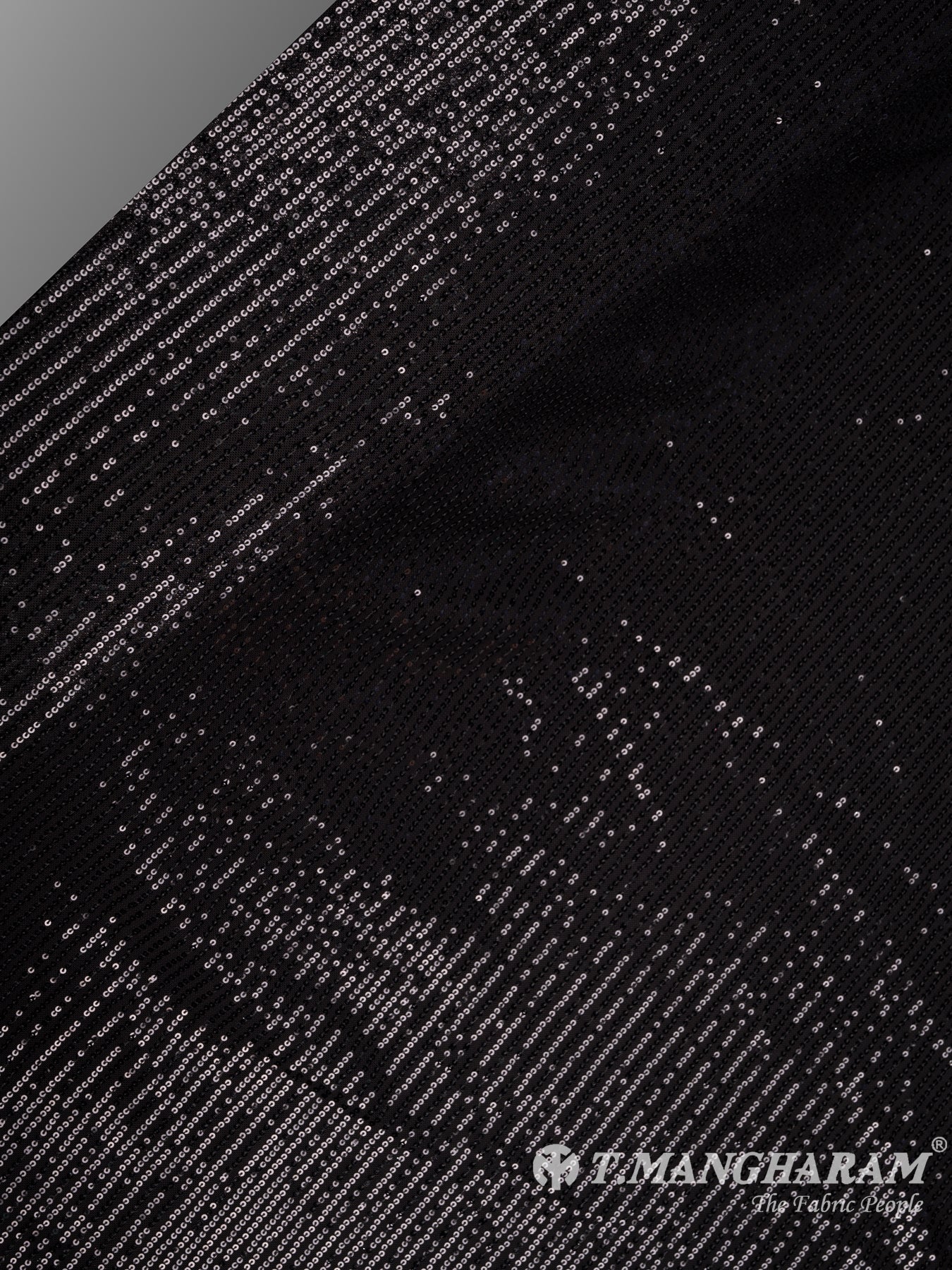 Black Fancy Net Fabric - EC8586 view-2