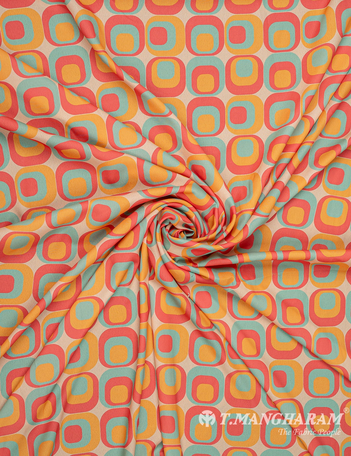 Multicolor Crepe Fabric - EC9894 view-1