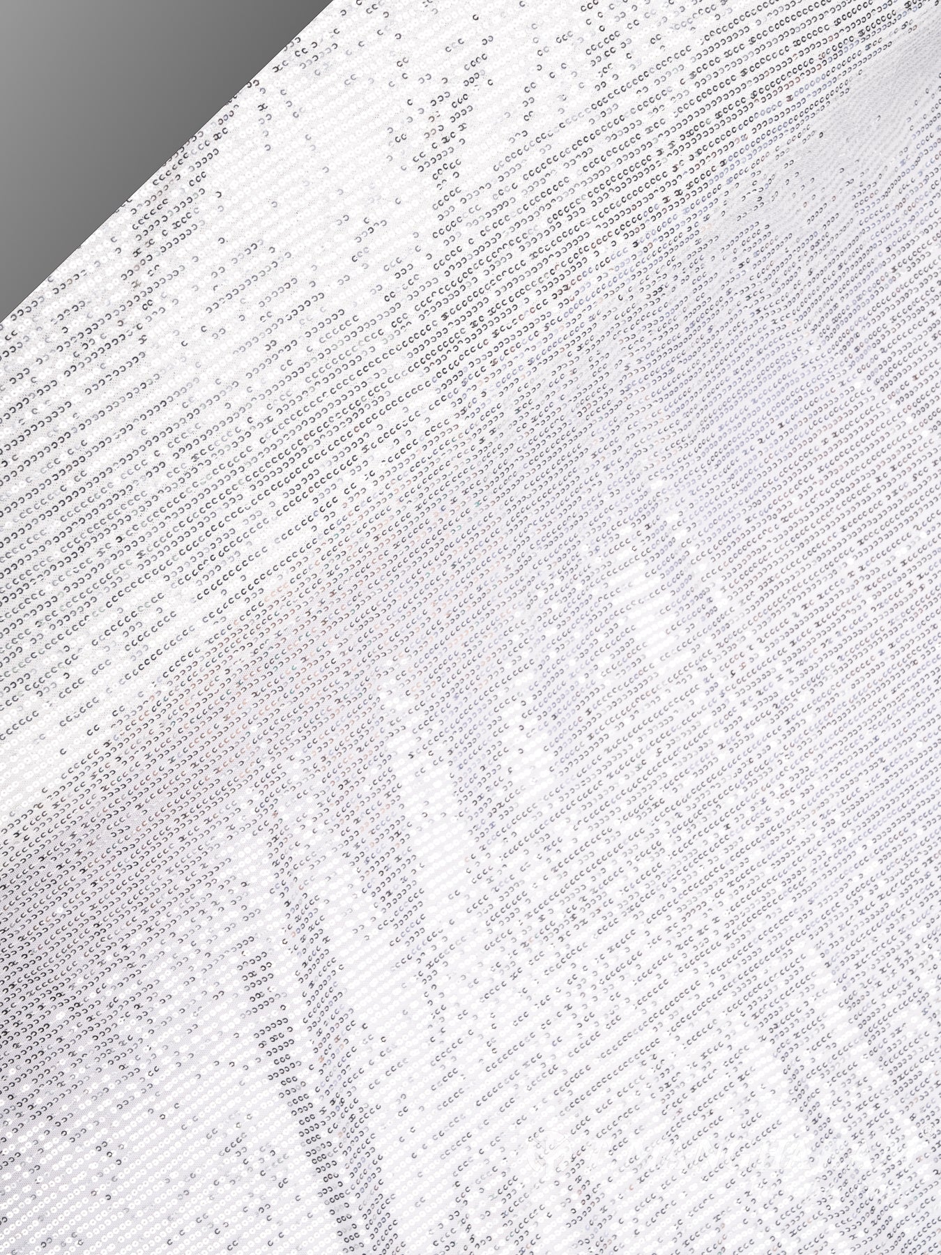 White Fancy Net Fabric - EC8583 view-2