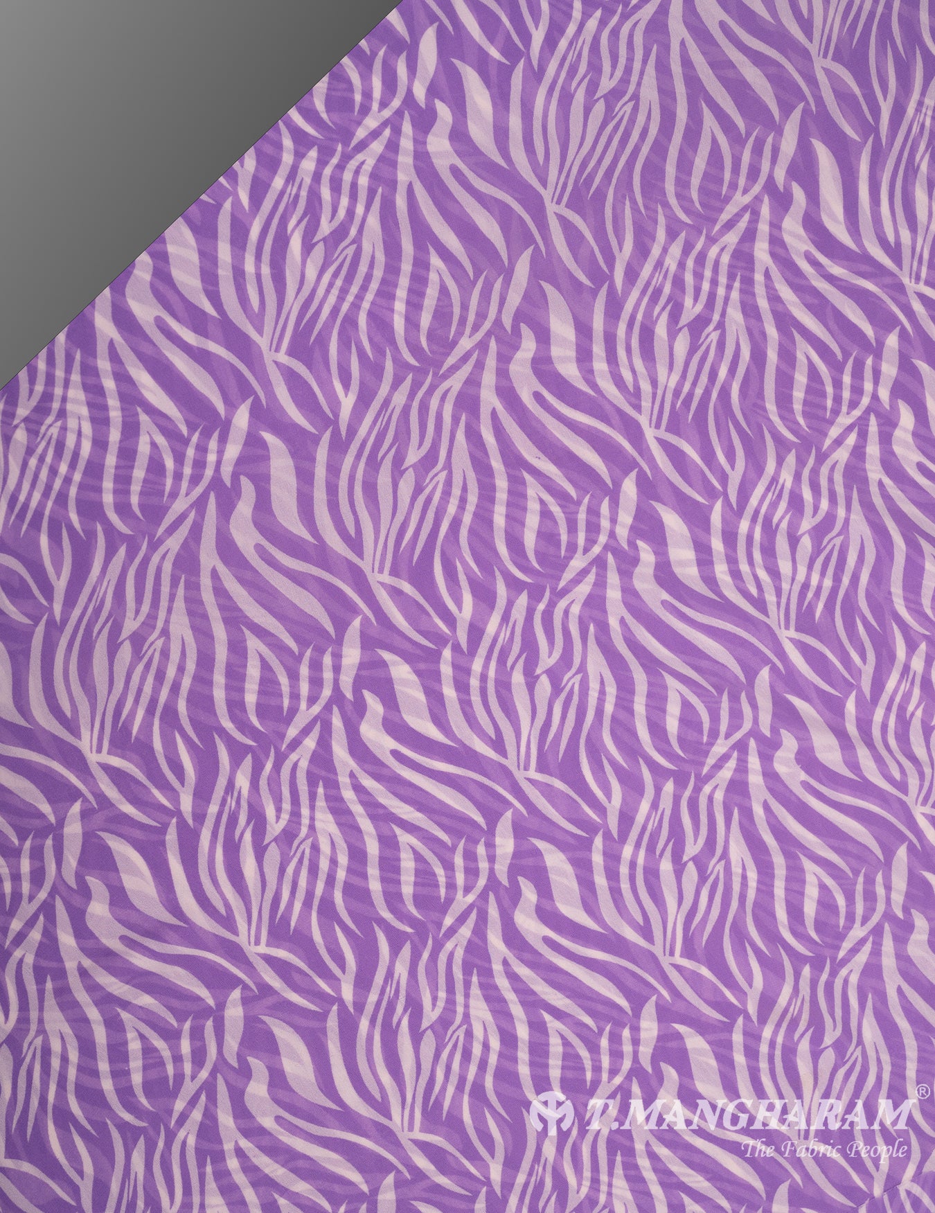 Purple Georgette Fabric - EB7099 view-2