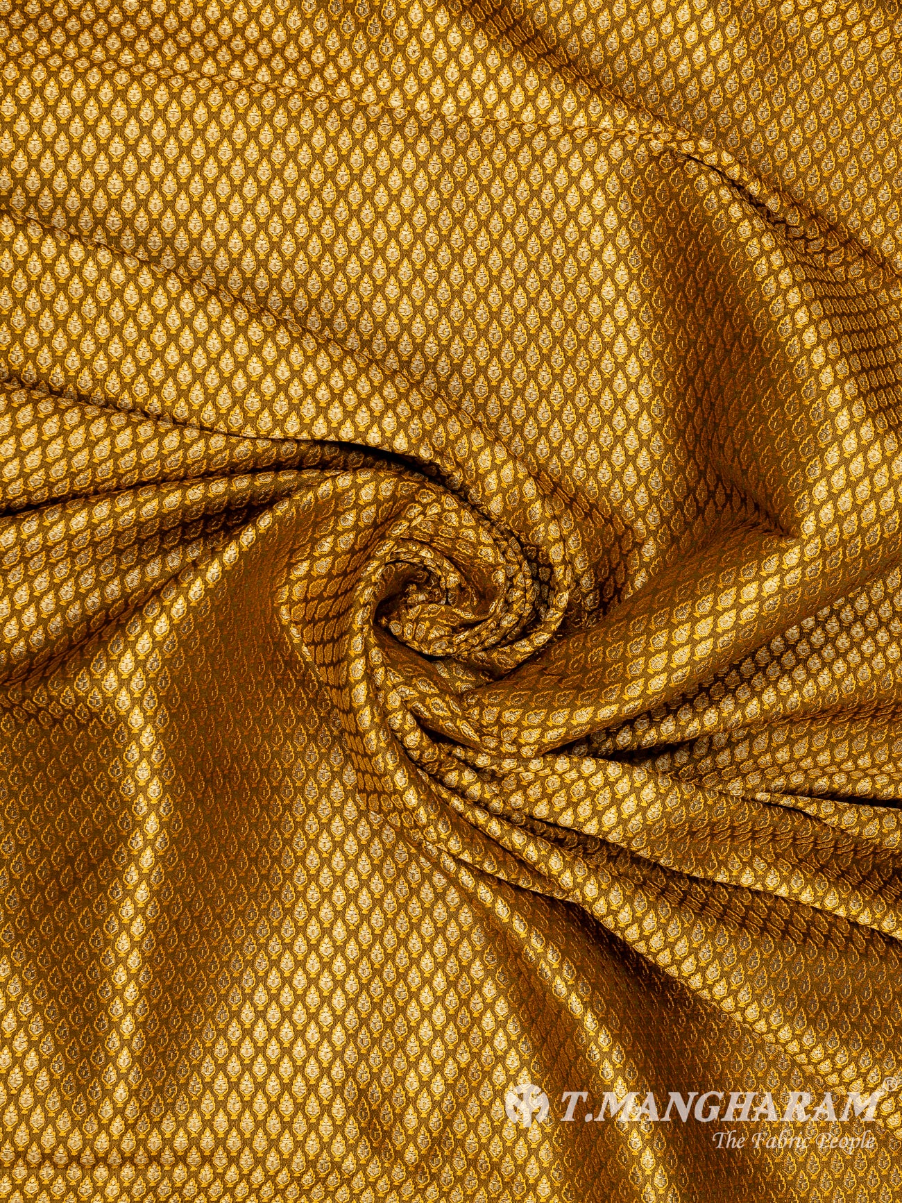 Yellow Banaras Fabric - EC9461 view-1