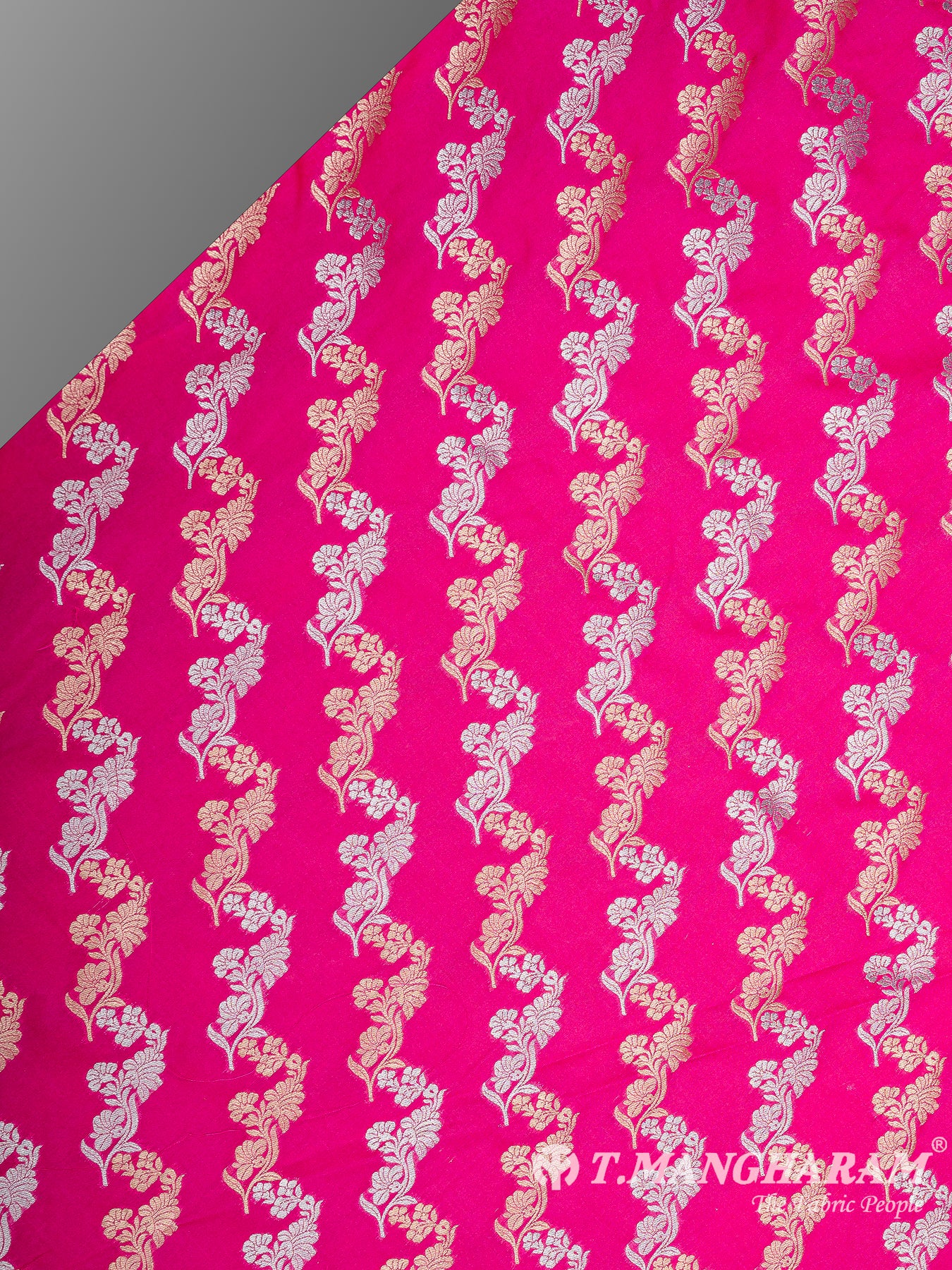 Pink Banaras Fabric - EB6575 view-2