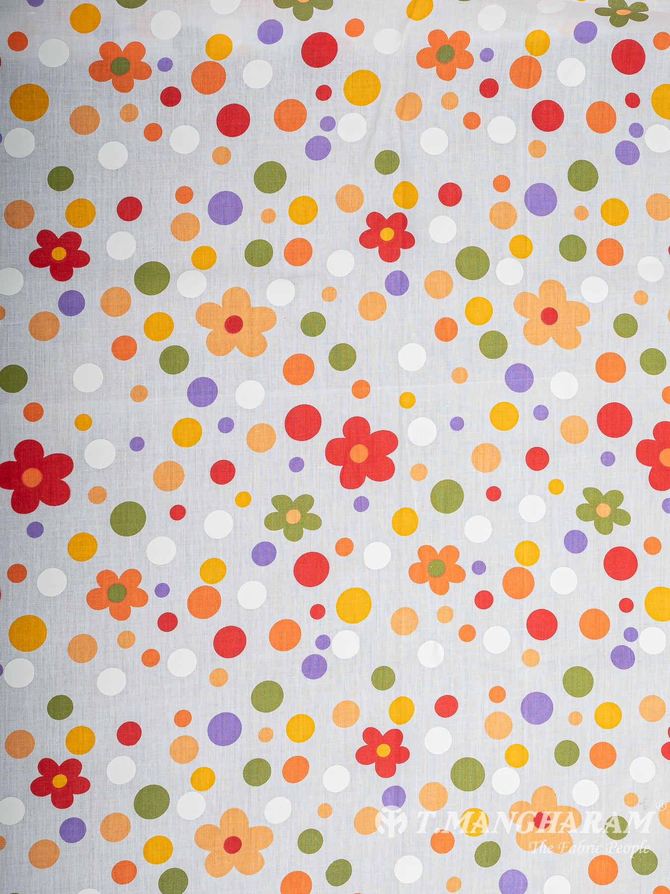 White Cotton Fabric - EB7898