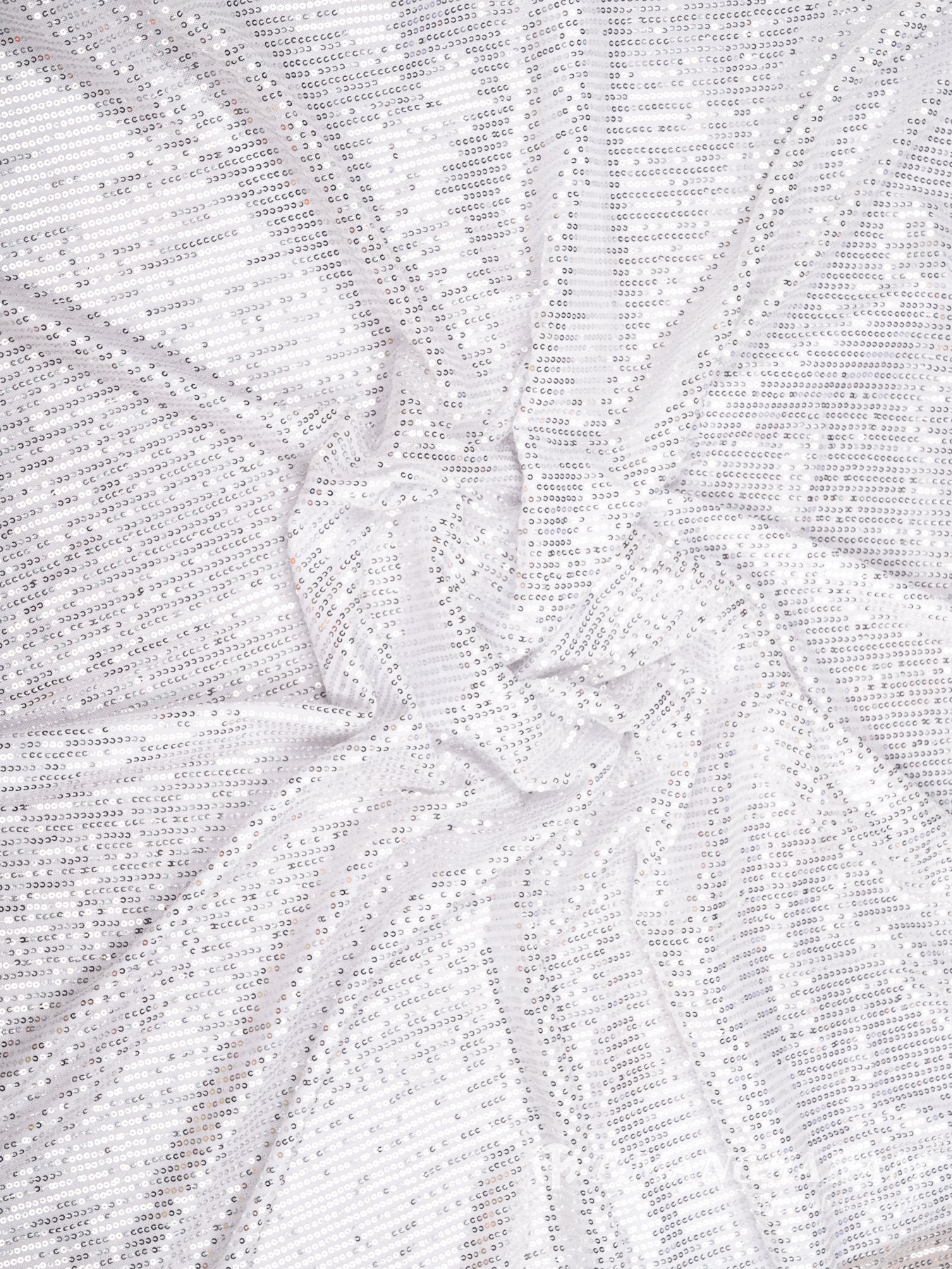 White Fancy Net Fabric - Pink view-4