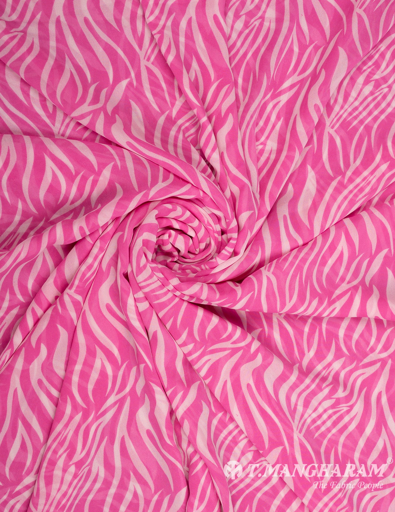 Pink Georgette Fabric - EB7096 view-1