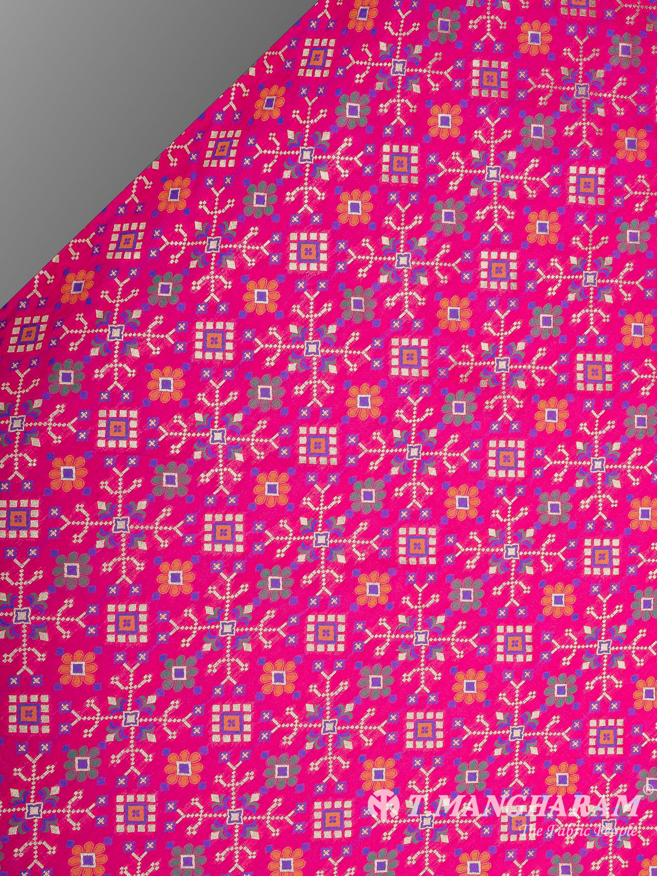 Pink Banaras Fabric - EB6590 view-2