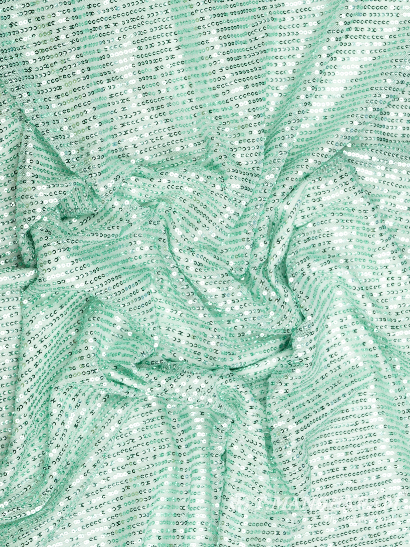 Green Fancy Net Fabric - EC8585 view-4