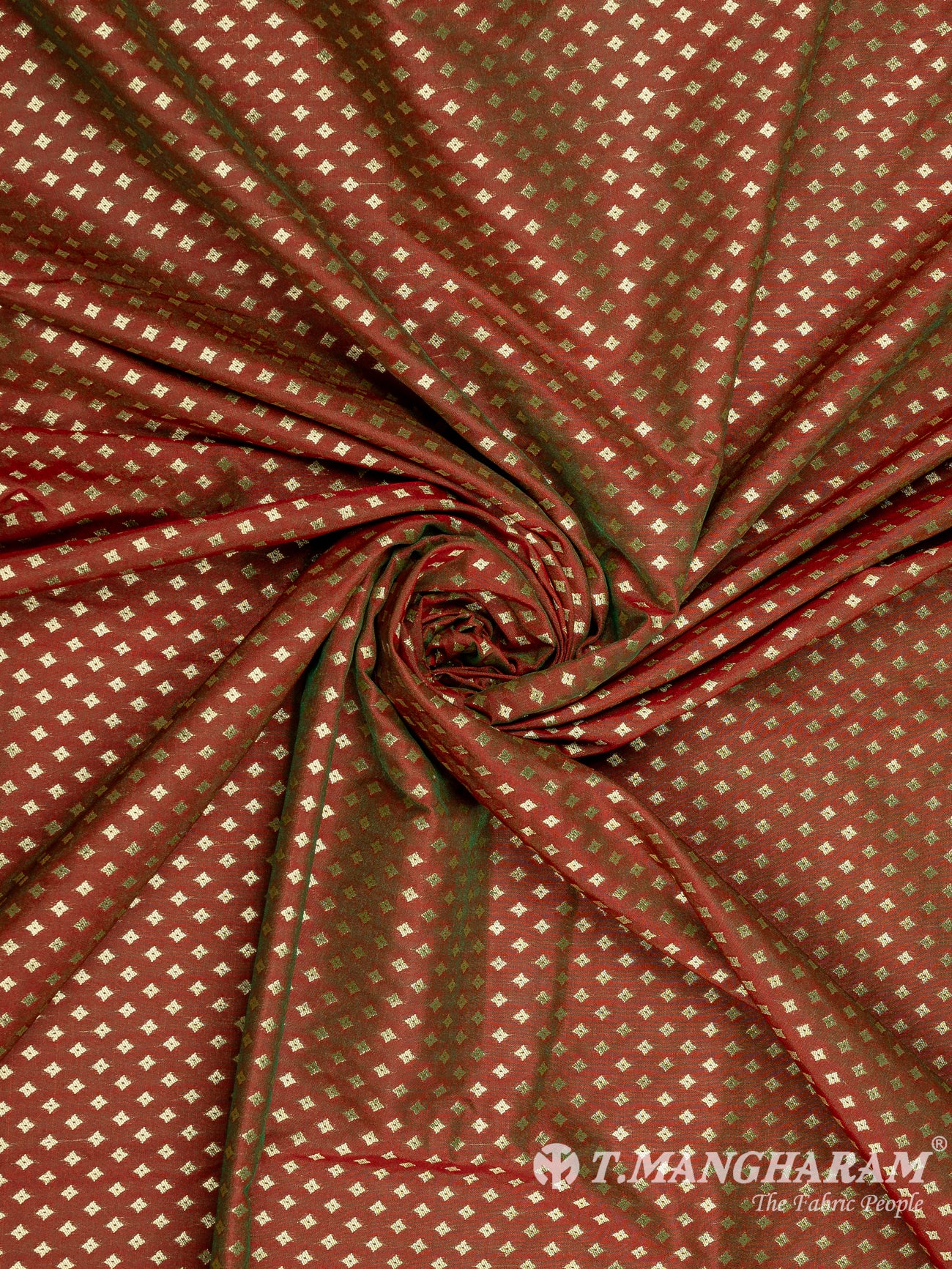 Brown Banaras Fabric - EC9523 view-1