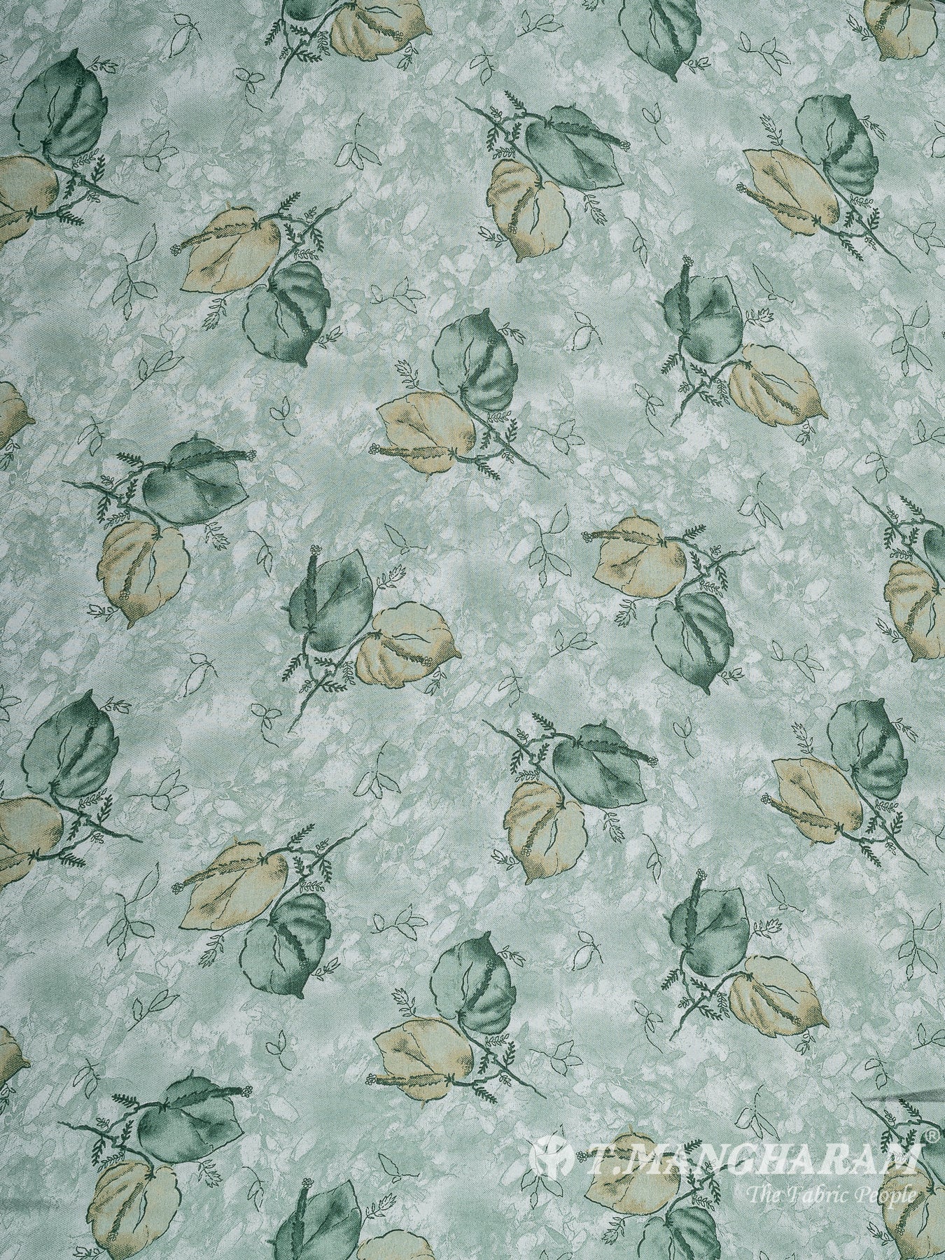 Green Satin Fabric - EA3505