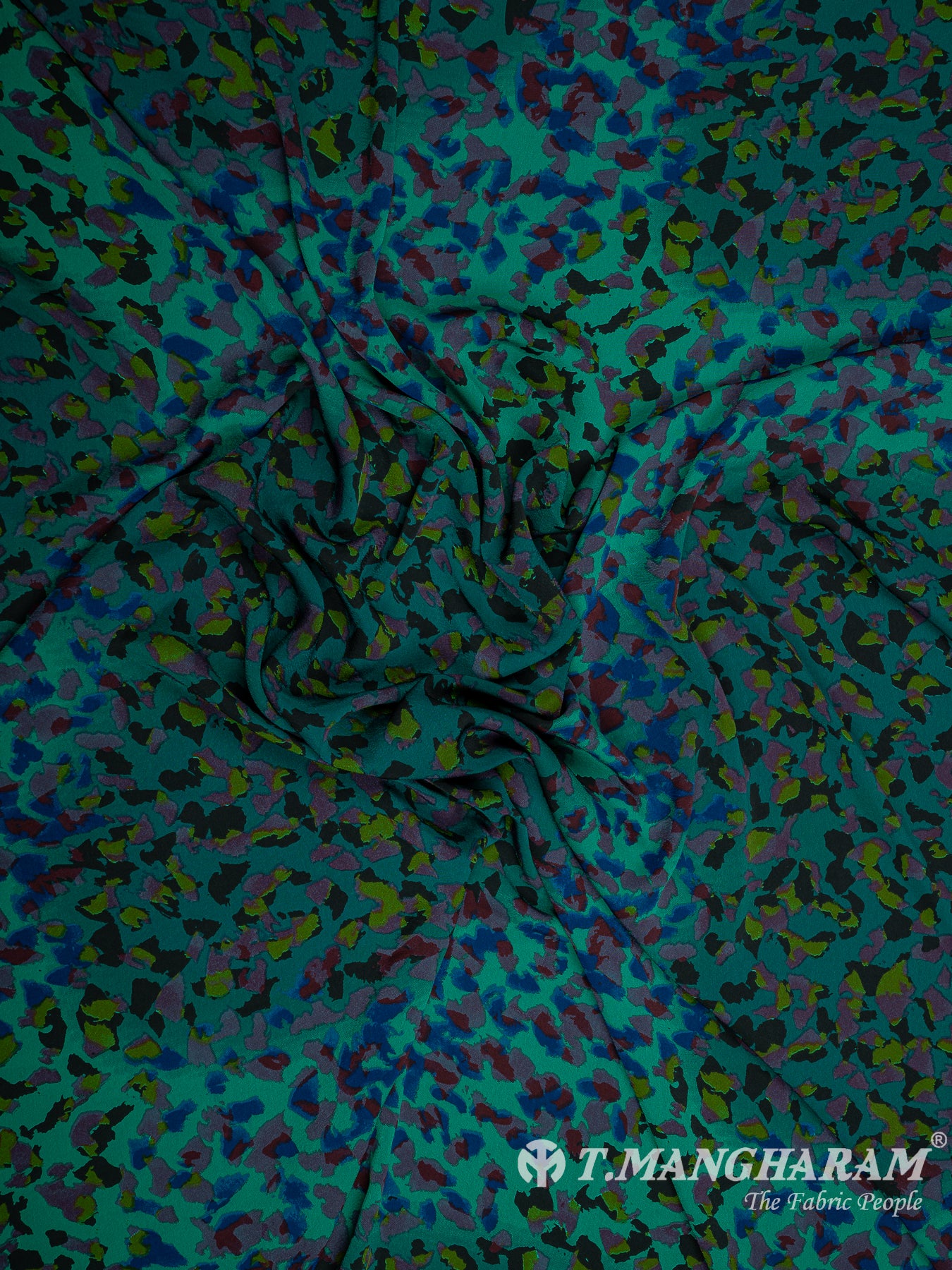 Multicolor Crepe Fabric - EC8028 view-4