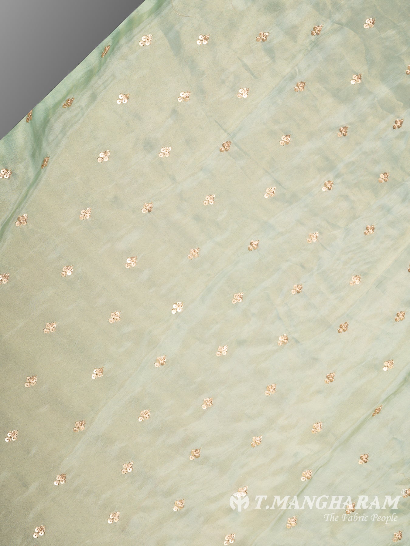 Multicolor Semi Banaras Fabric - EB6505 view-1