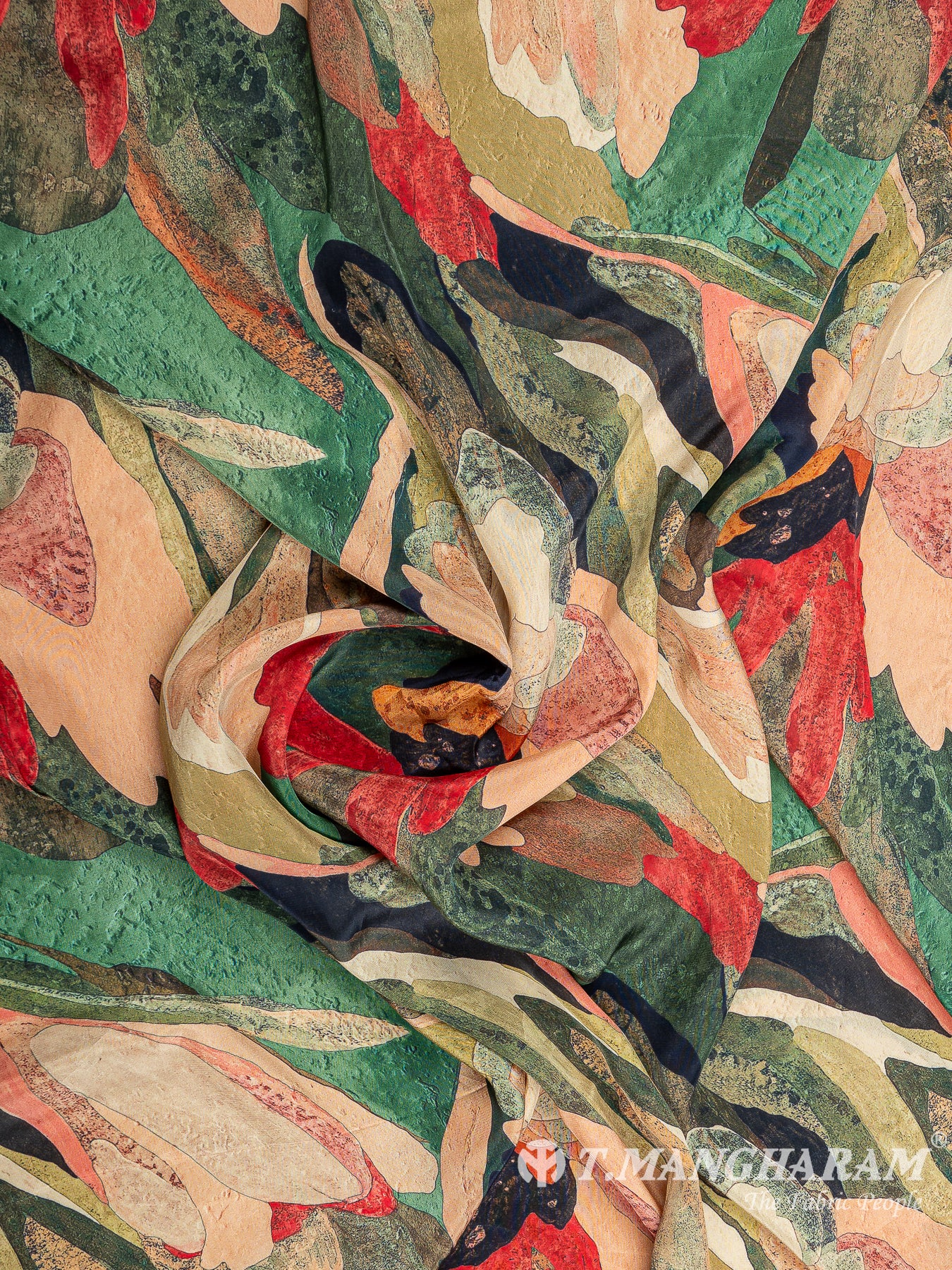 Multicolor Crepe Fabric - EB5970 view-4
