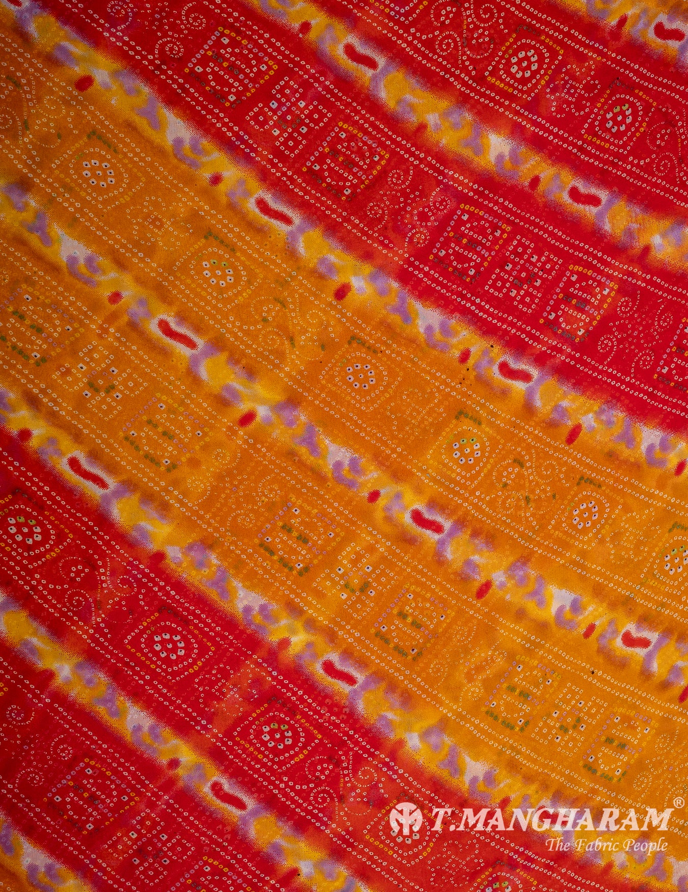 Multicolor Georgette Fabric - EB7126 view-3