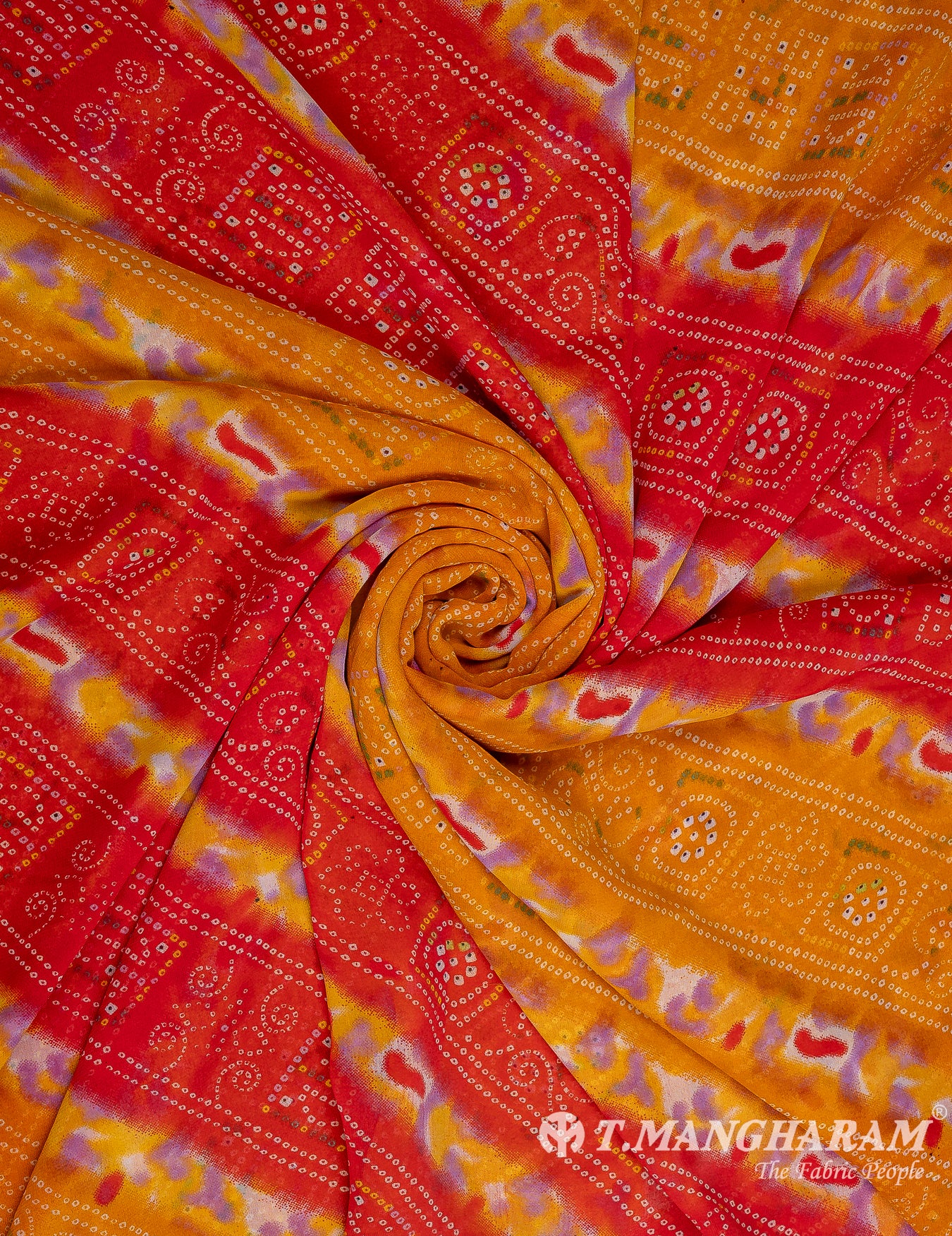 Multicolor Georgette Fabric - EB7126 view-1