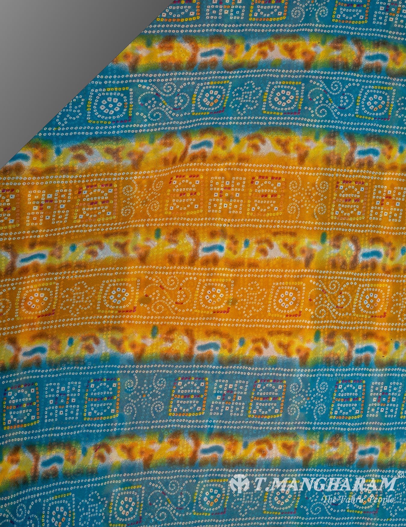 Multicolor Georgette Fabric - EB7106 view-2