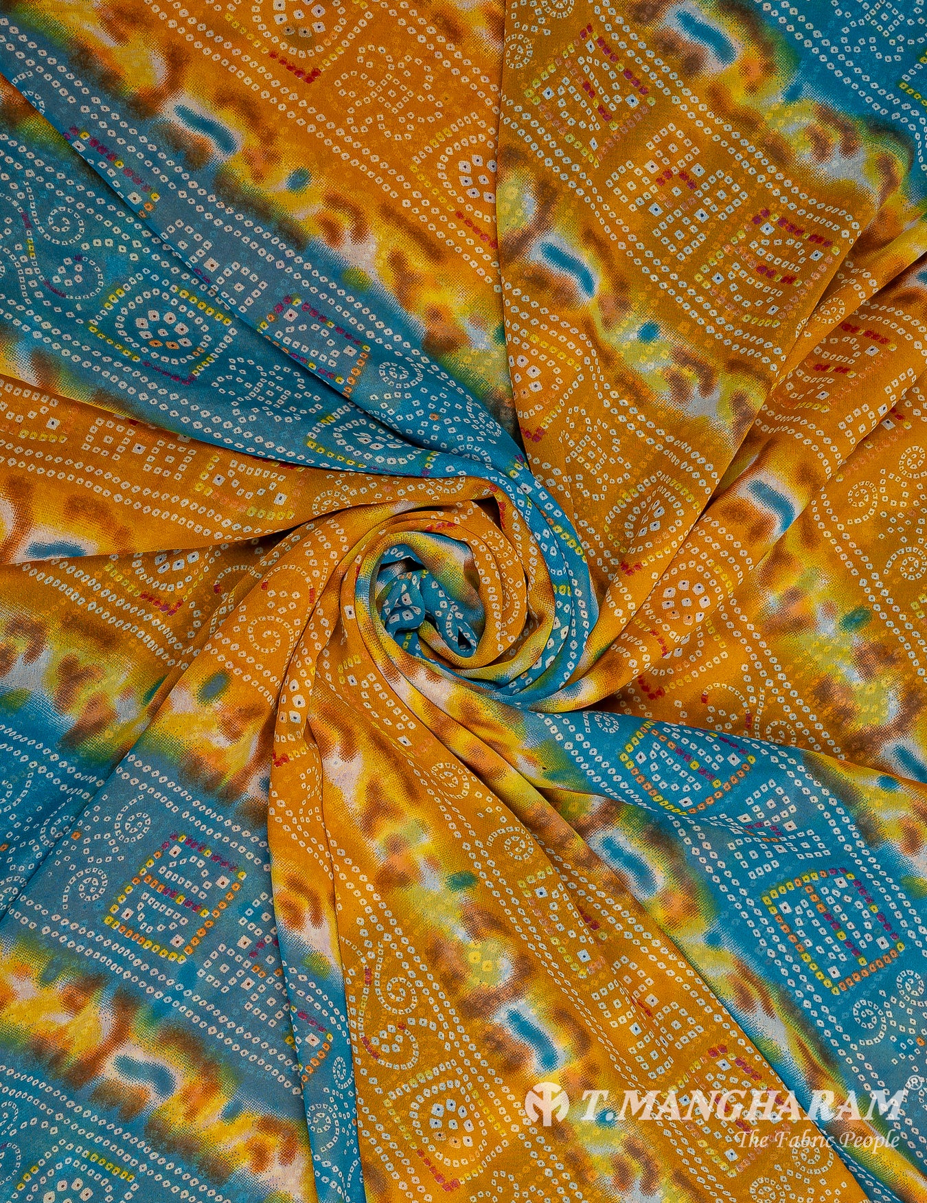 Multicolor Georgette Fabric - EB7106 view-1