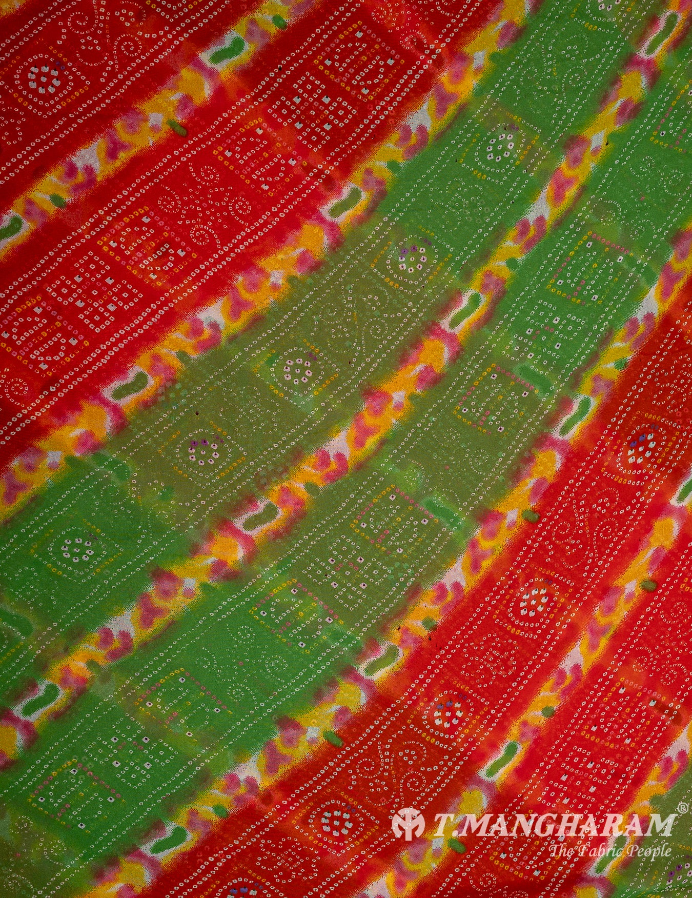 Multicolor Georgette Fabric - EB7111 view-3