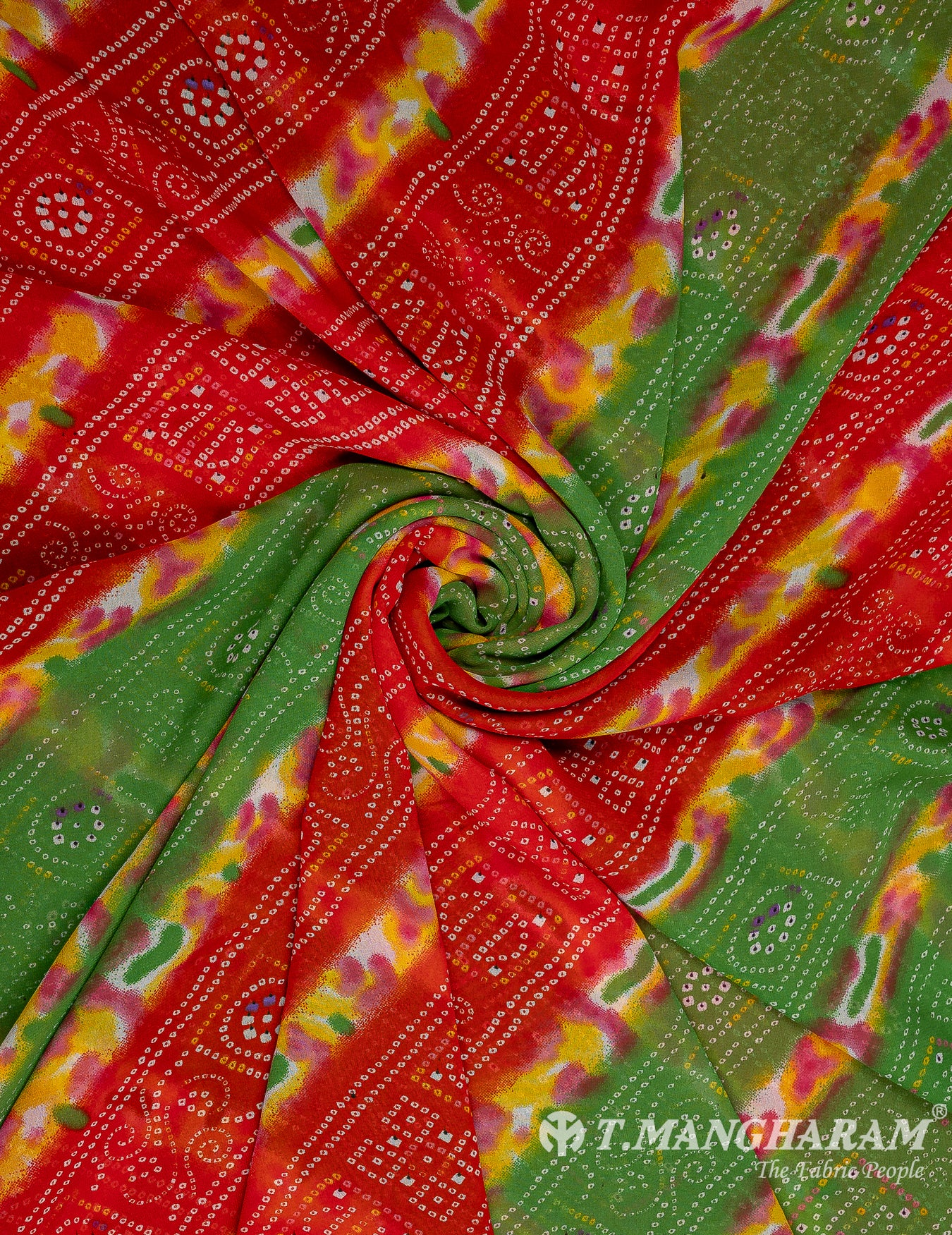 Multicolor Georgette Fabric - EB7111 view-1