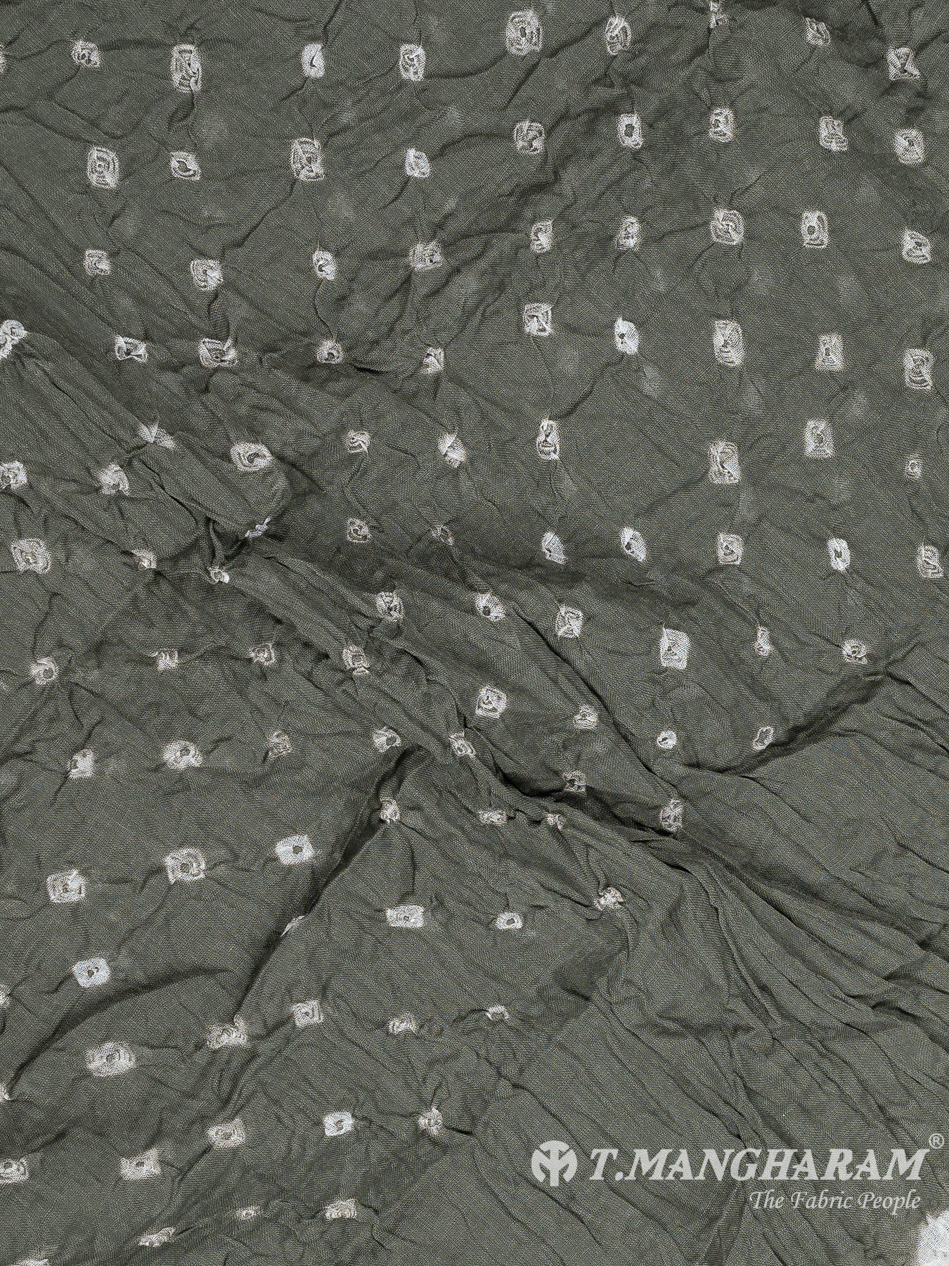 Grey Cotton Chudidhar Fabric Set - EG1798 view-3