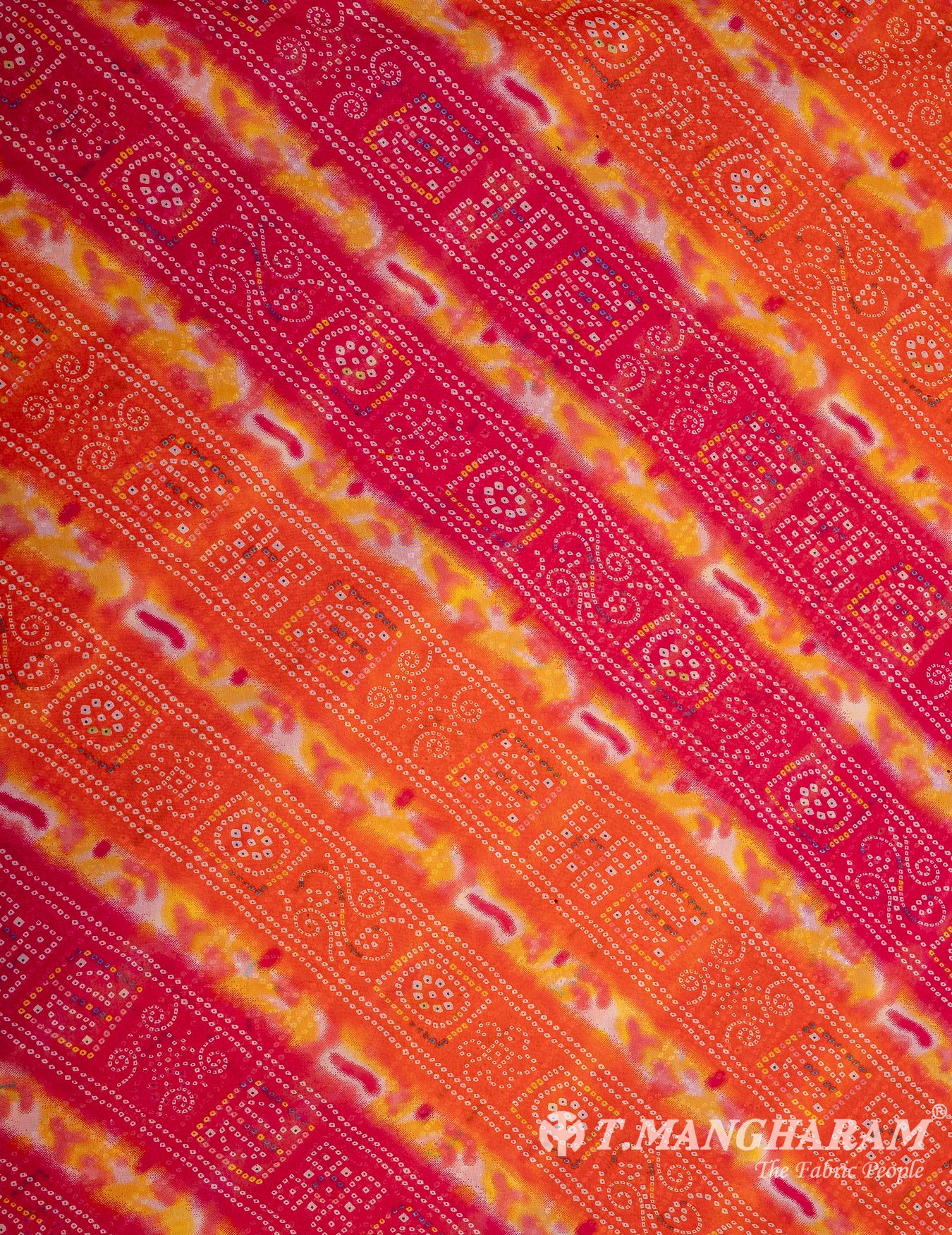 Multicolor Georgette Fabric - EB7108 view-3