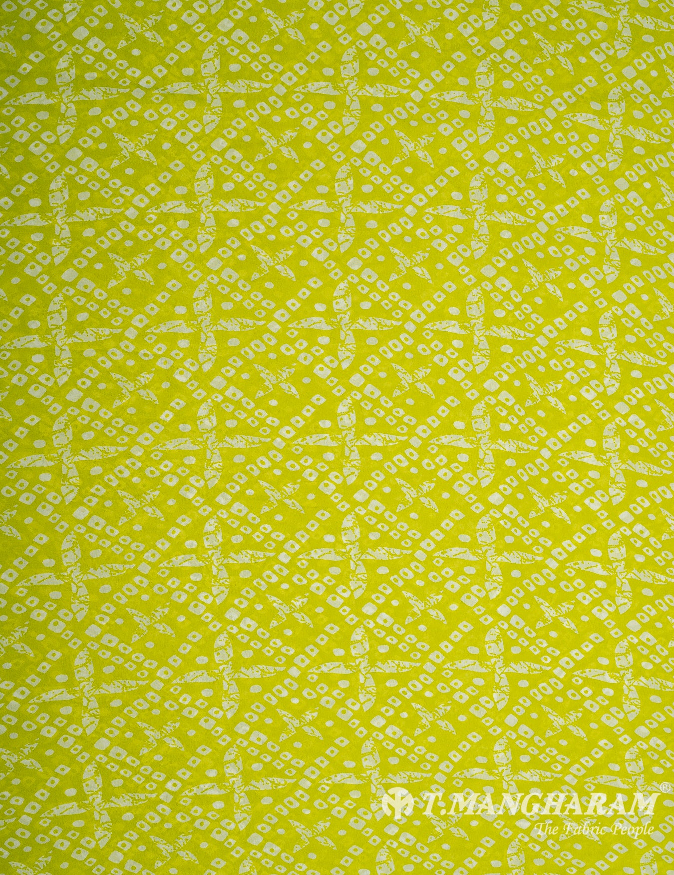 Green Georgette Fabric - EB7088 view-3