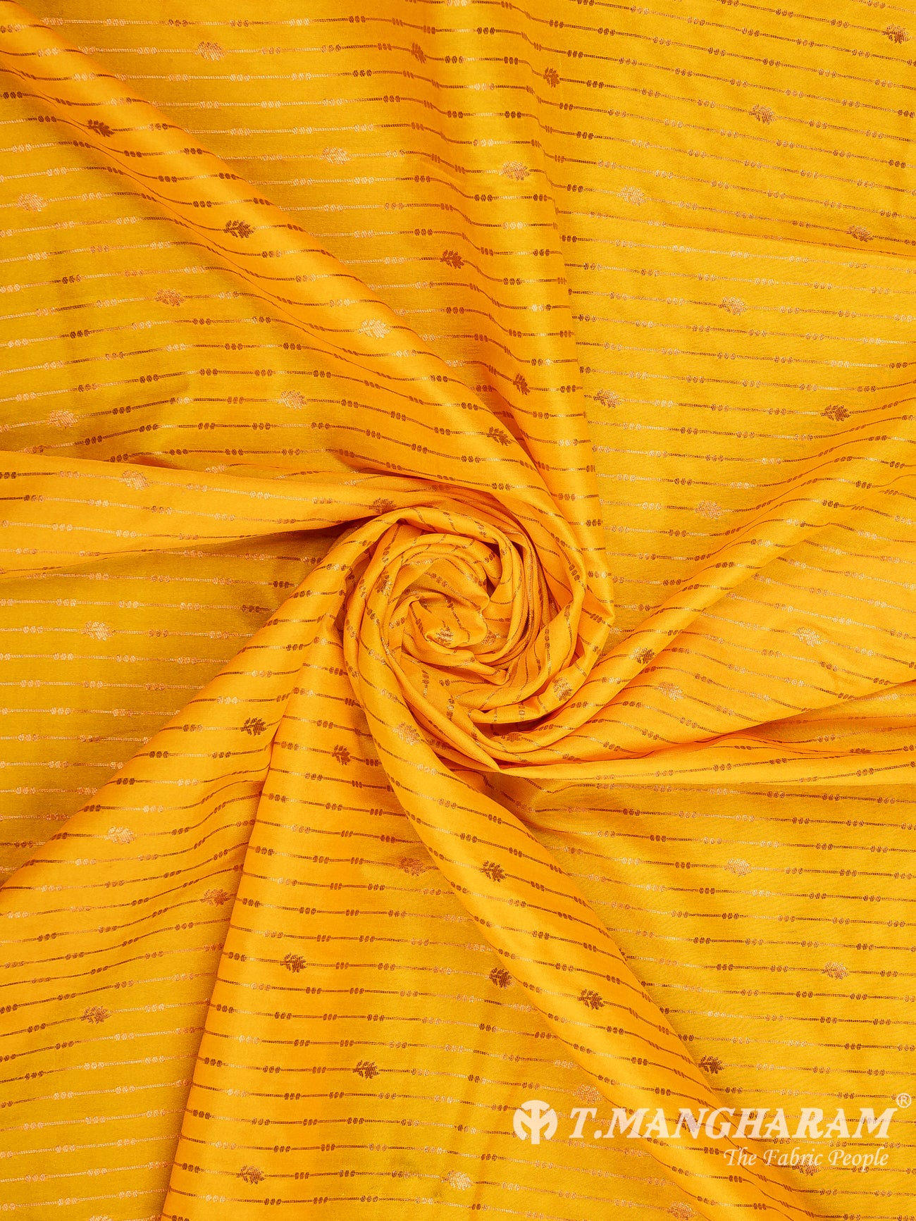 Yellow Banaras Fabric - EC9483 view-1