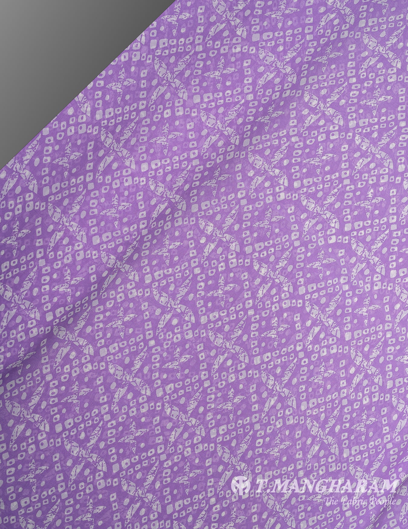 Purple Georgette Fabric - EB7079 view-2