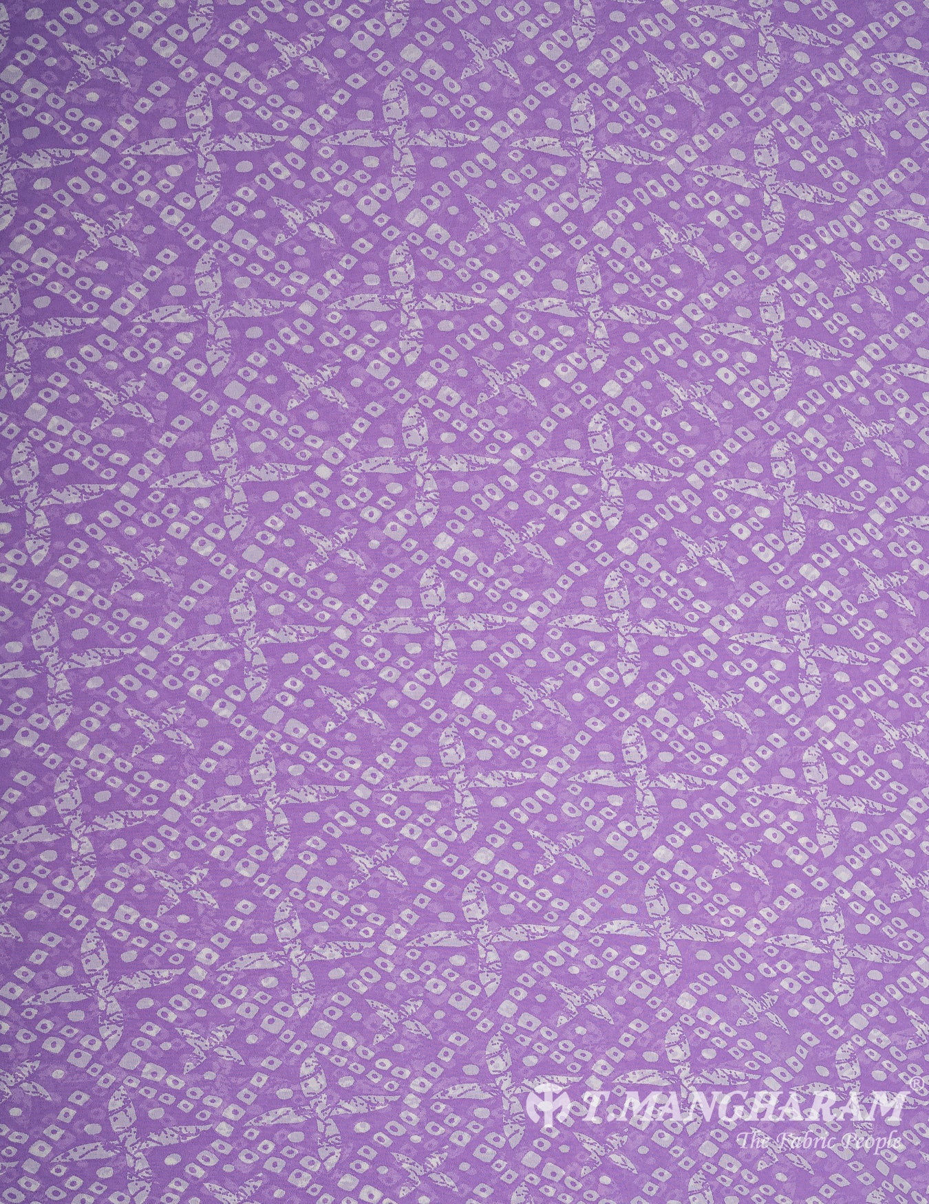 Purple Georgette Fabric - EB7079 view-3