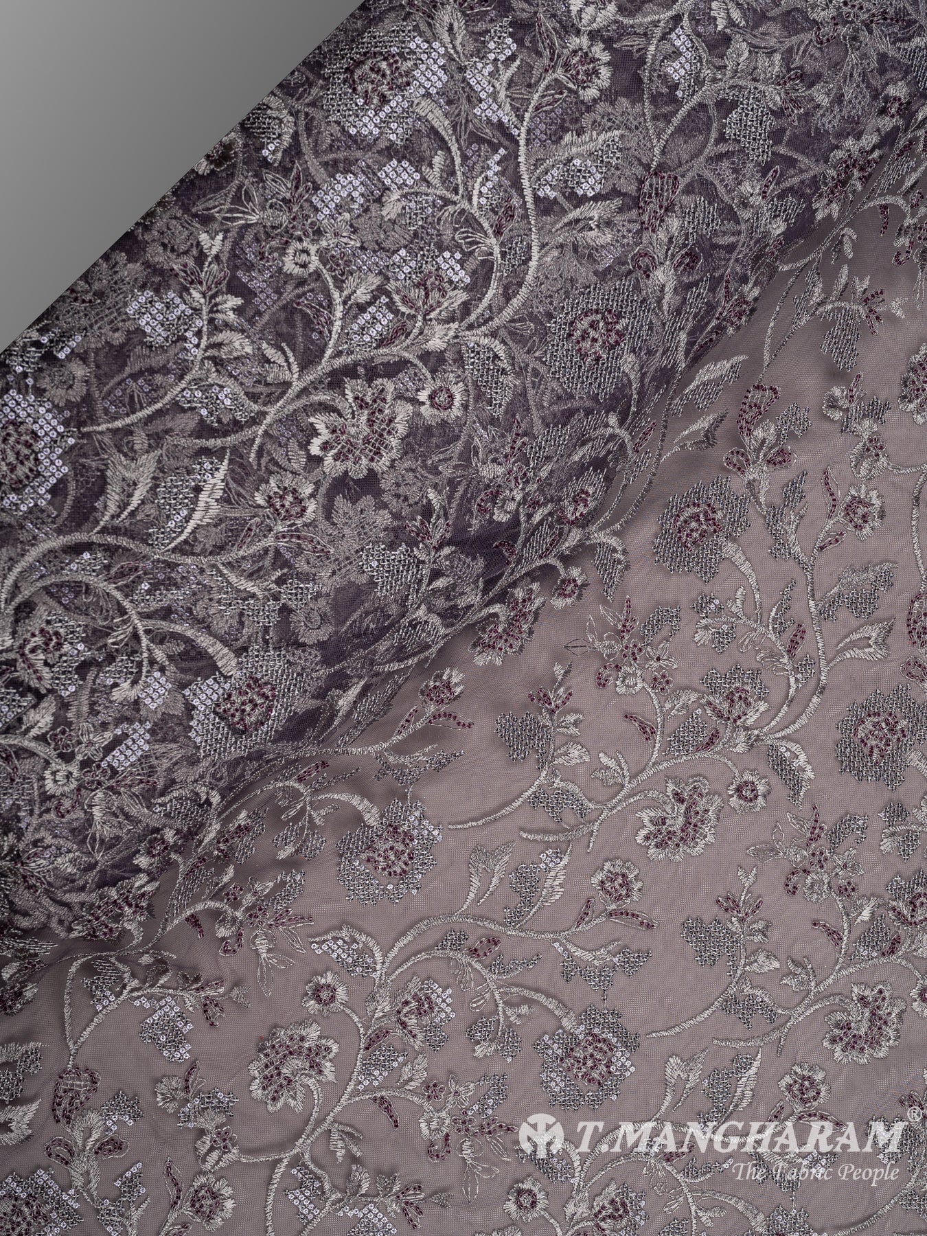 Violet Fancy Net Fabric - EC9326 view-2