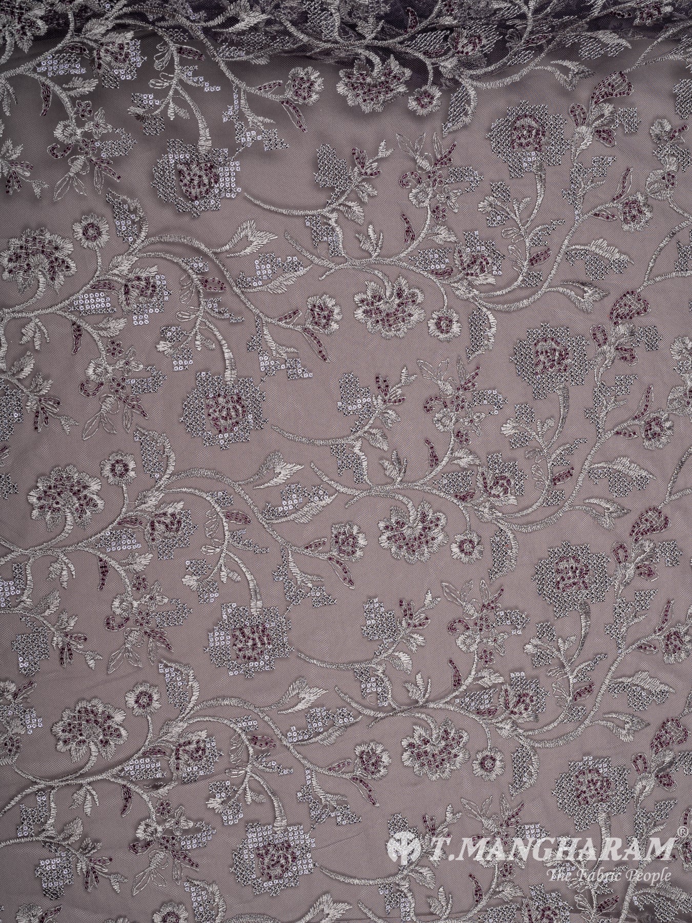 Violet Fancy Net Fabric - EC9326 view-3