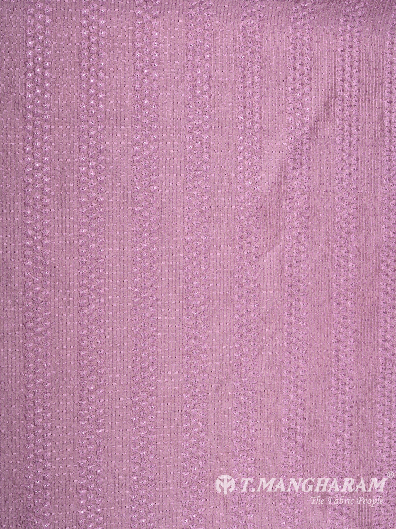 Pink Raw Silk Fabric - EC7967 view-3
