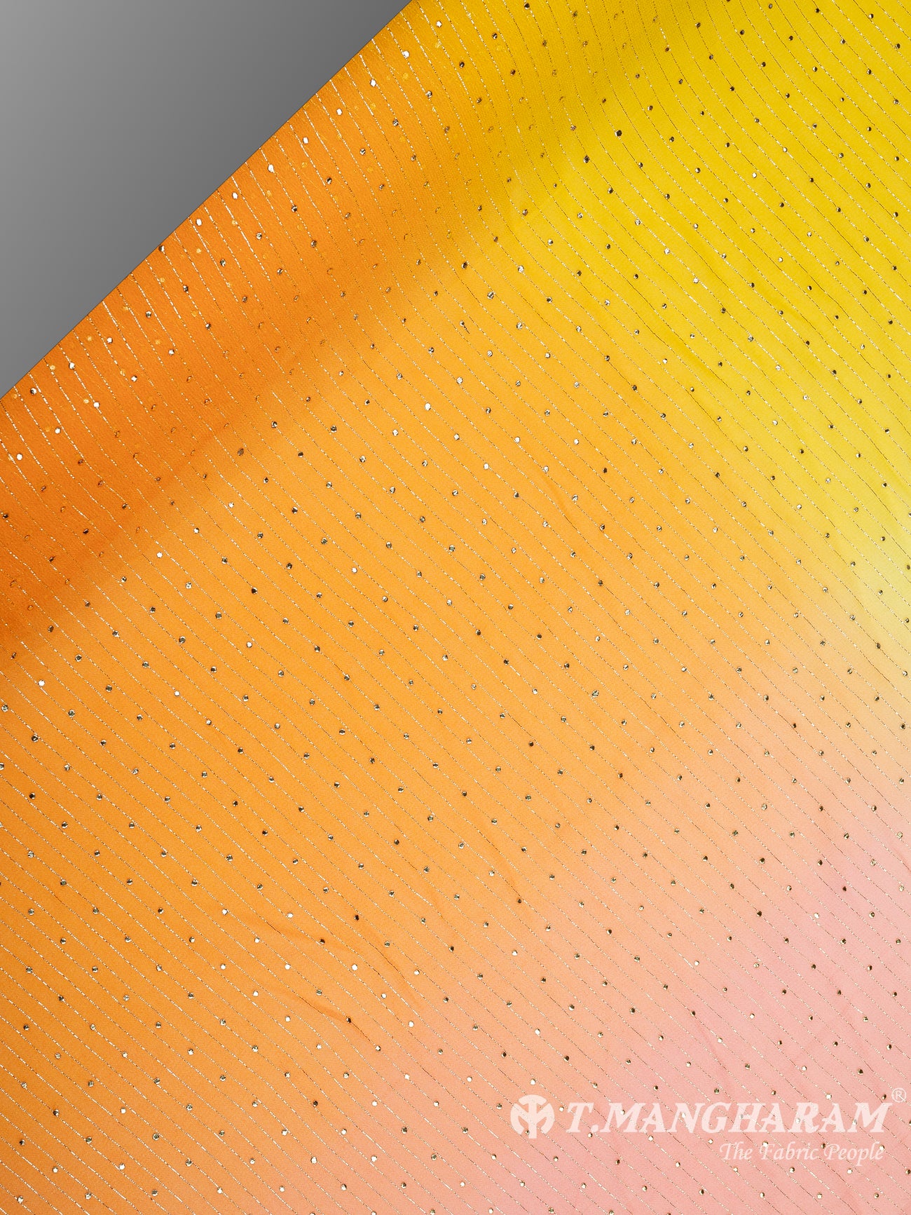 Multicolor Lurex Chiffon Fabric - EA2712 view-2