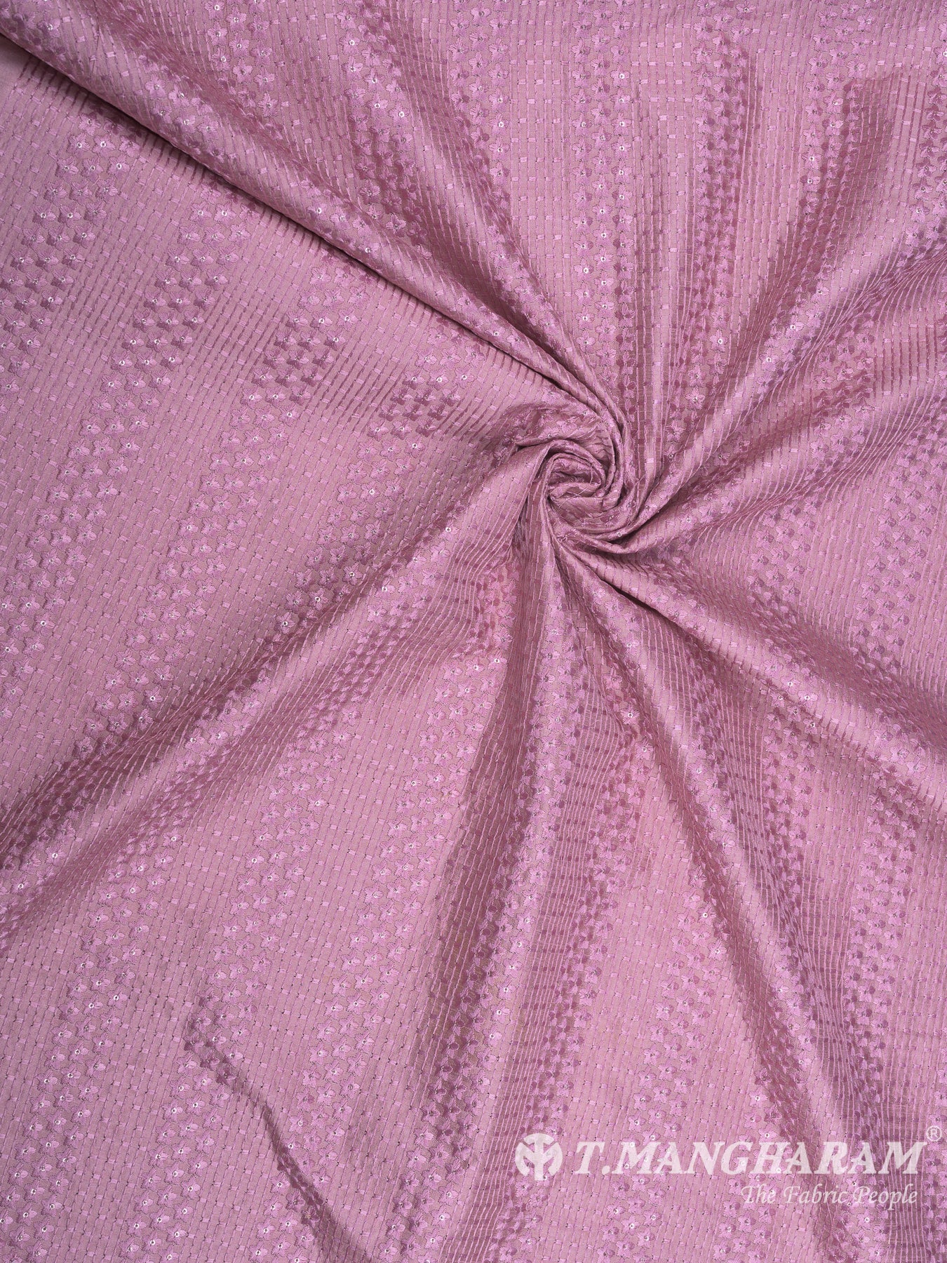 Pink Raw Silk Fabric - EC7967 view-1