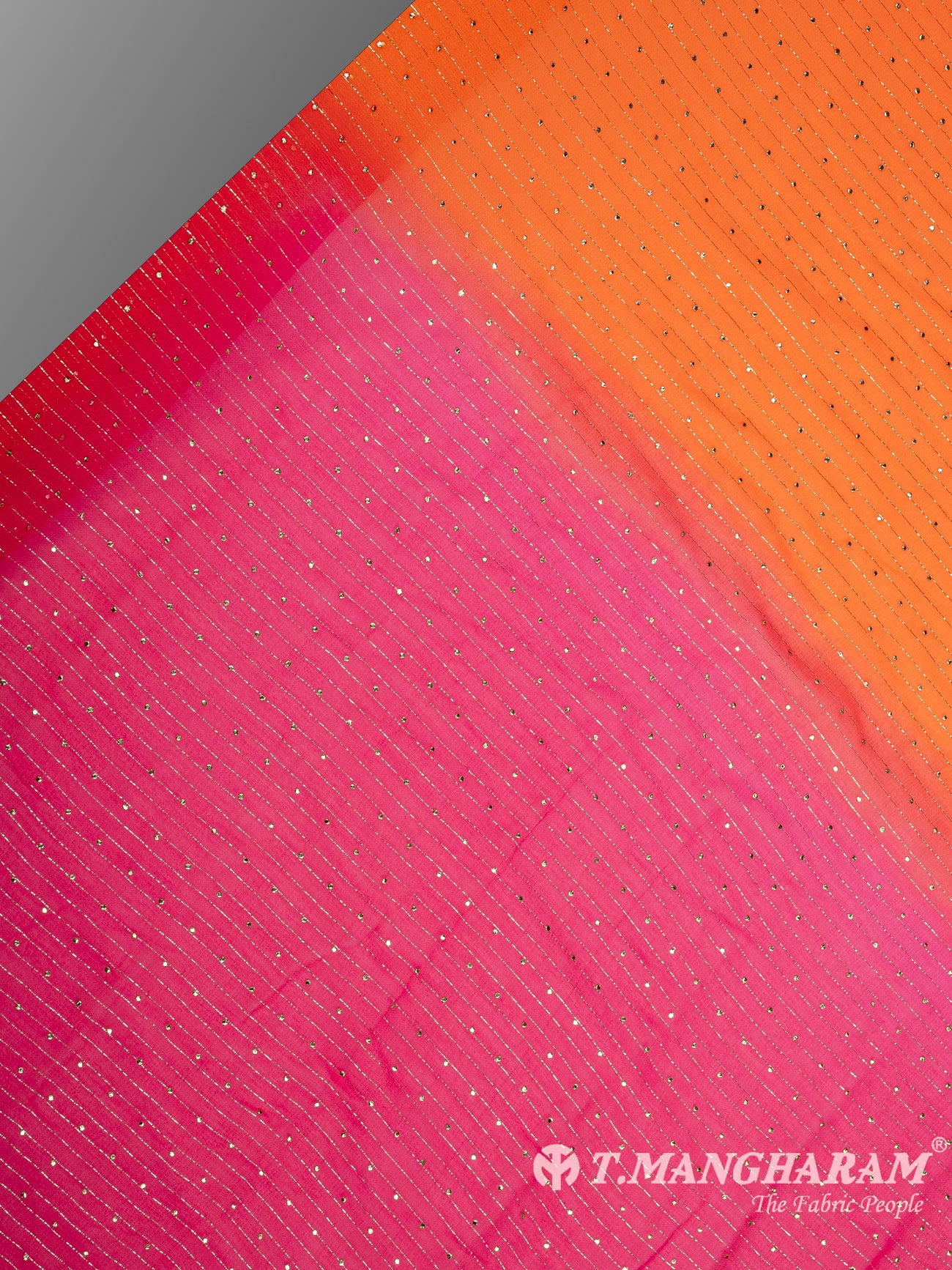 Multicolor Lurex Chiffon Fabric - EA2708 view-2